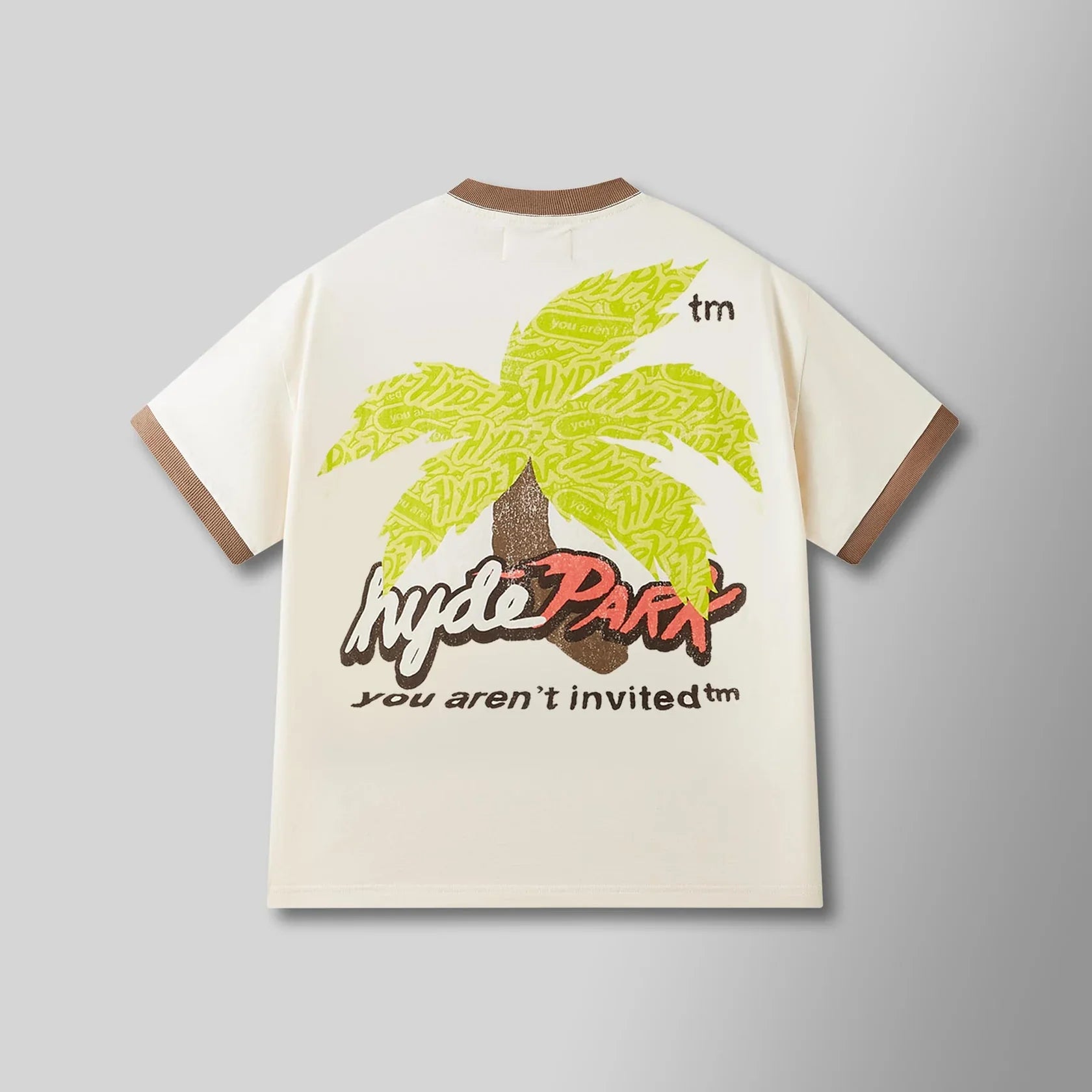 Hyde Park T-Shirt - Paradise Park Ringer Tee - Watermelon
