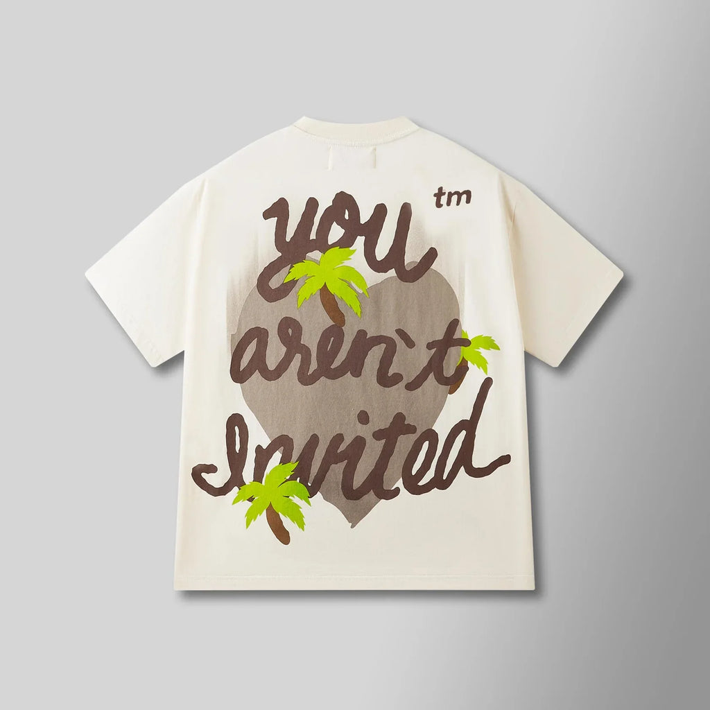 Hyde Park T-Shirt - Stained Heart Tee - Cream