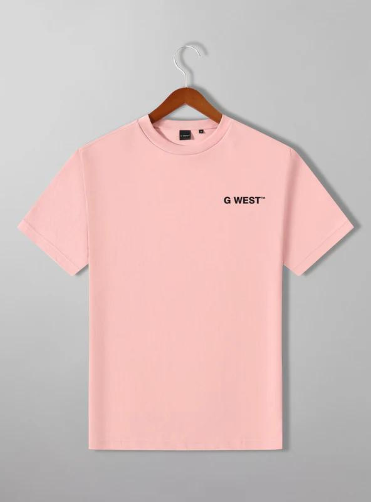 G West T-Shirt - Confusion Front Graphic - Pink - GWPBAST5072