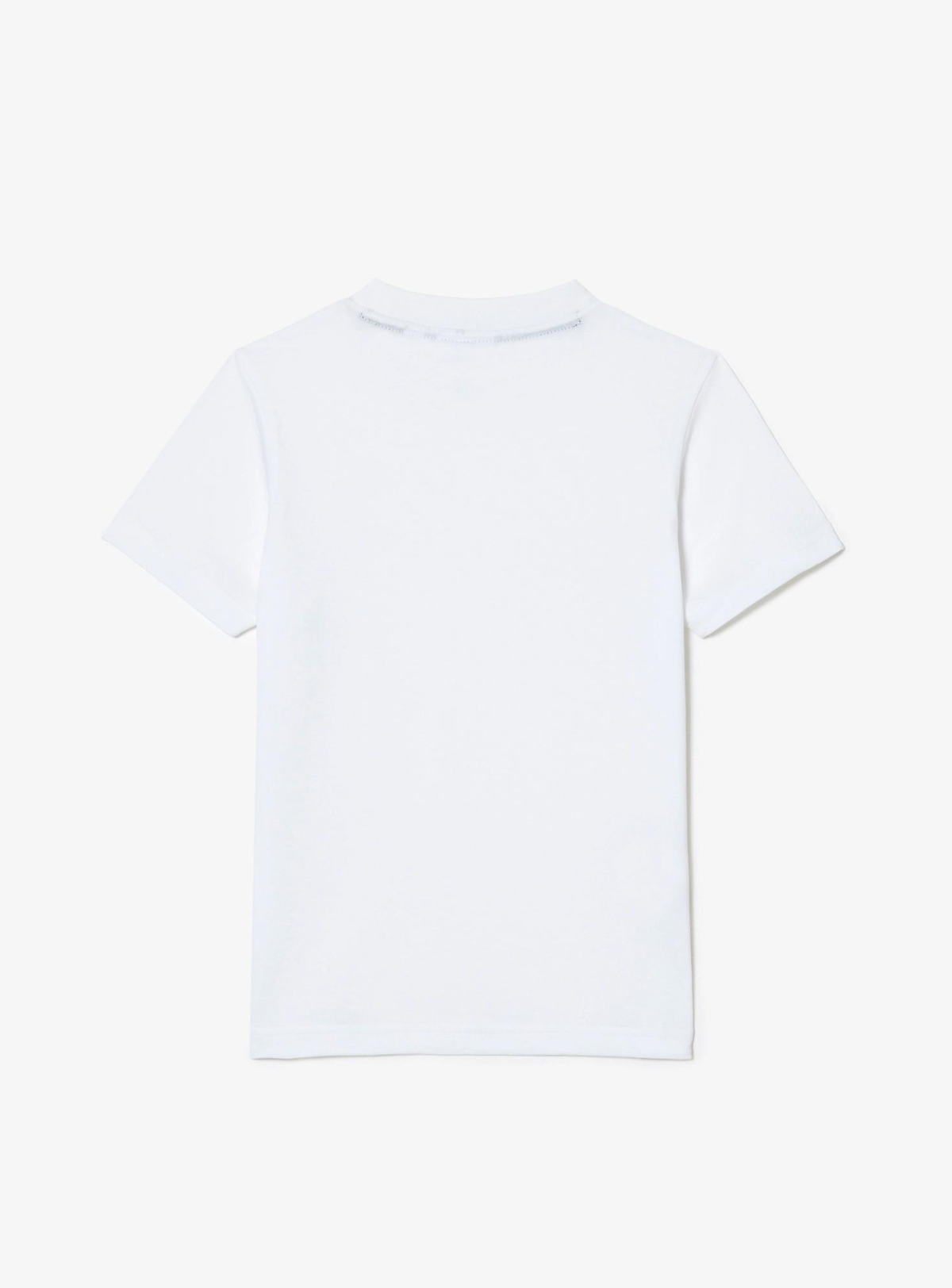 Lacoste T-Shirt - Kids' Plain Cotton - White 001 - TJ1122