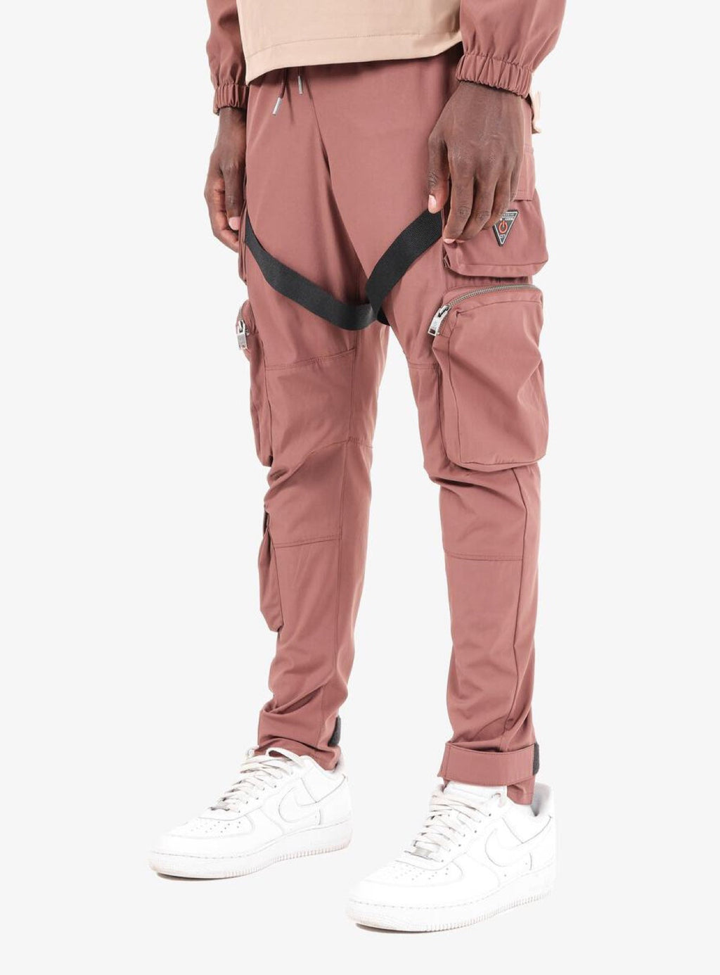 Life Code Track Pants - Utility Straps - Brown - 13P03