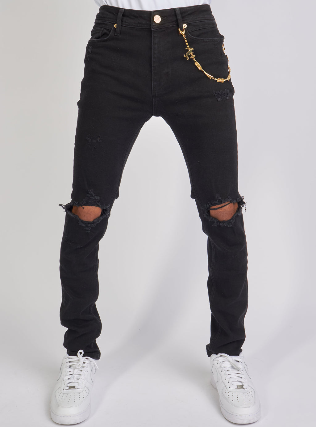 Dabbous Jeans - Chain - Black - 8721005