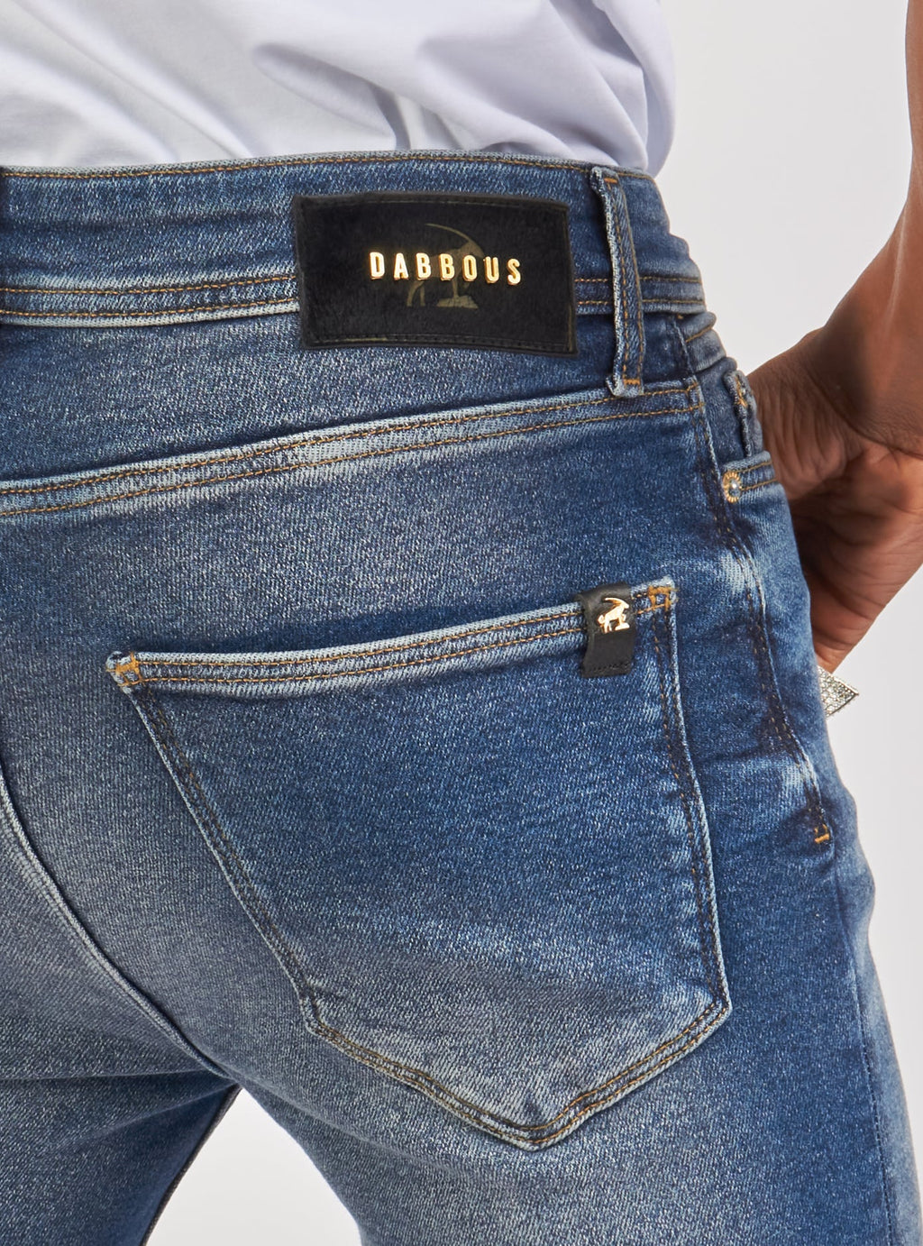 Dabbous Jeans - Chain - Dark Blue - 8721001