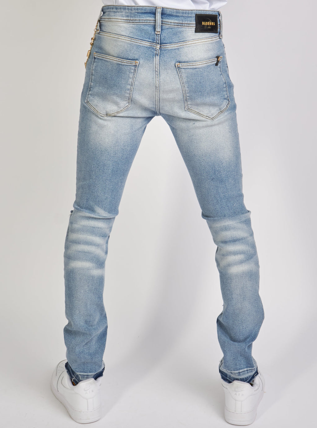 Dabbous Jeans - Chain - Light Blue - 8721002