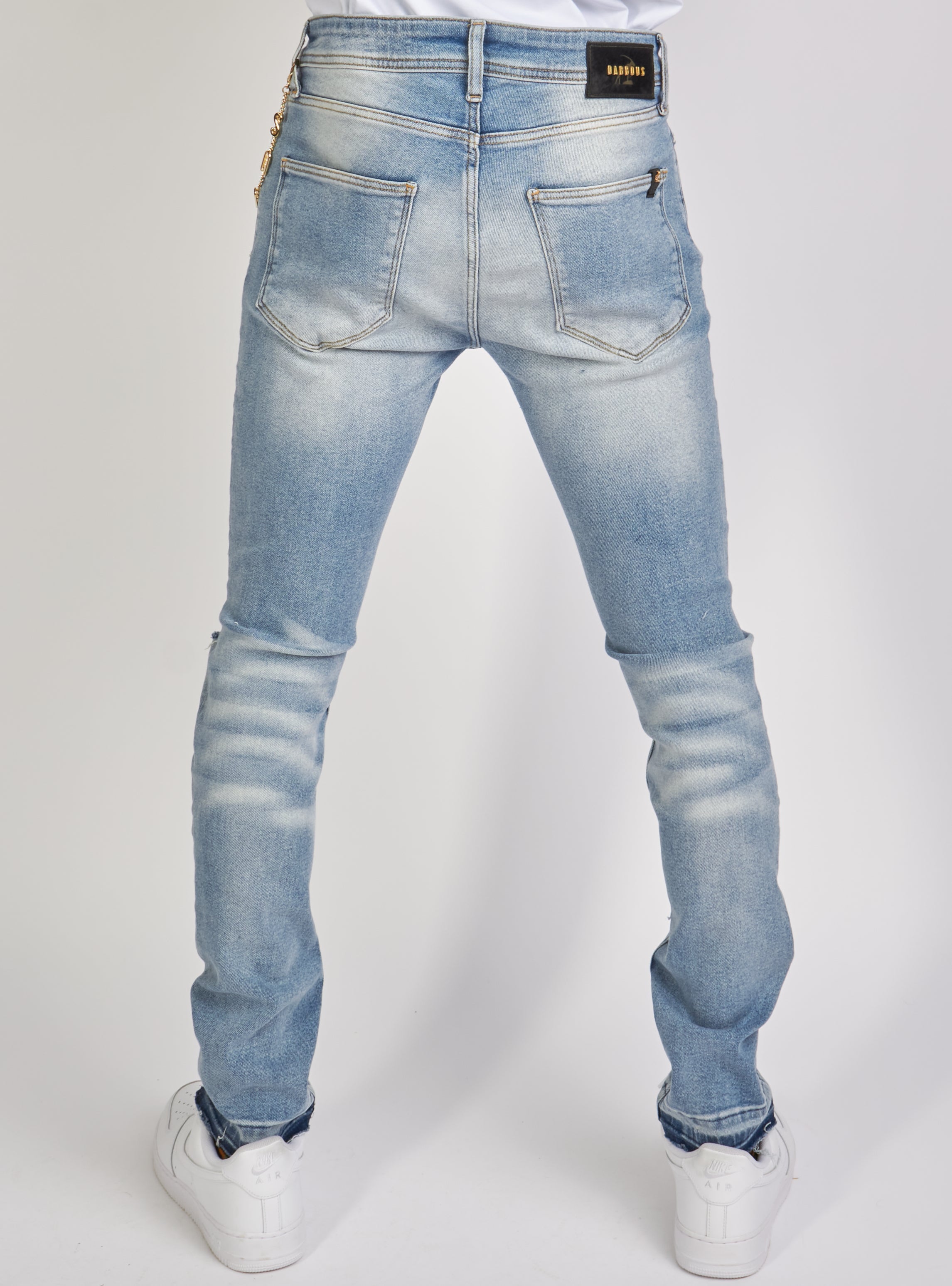 Dabbous Jeans - Chain - Light Blue - 8721002