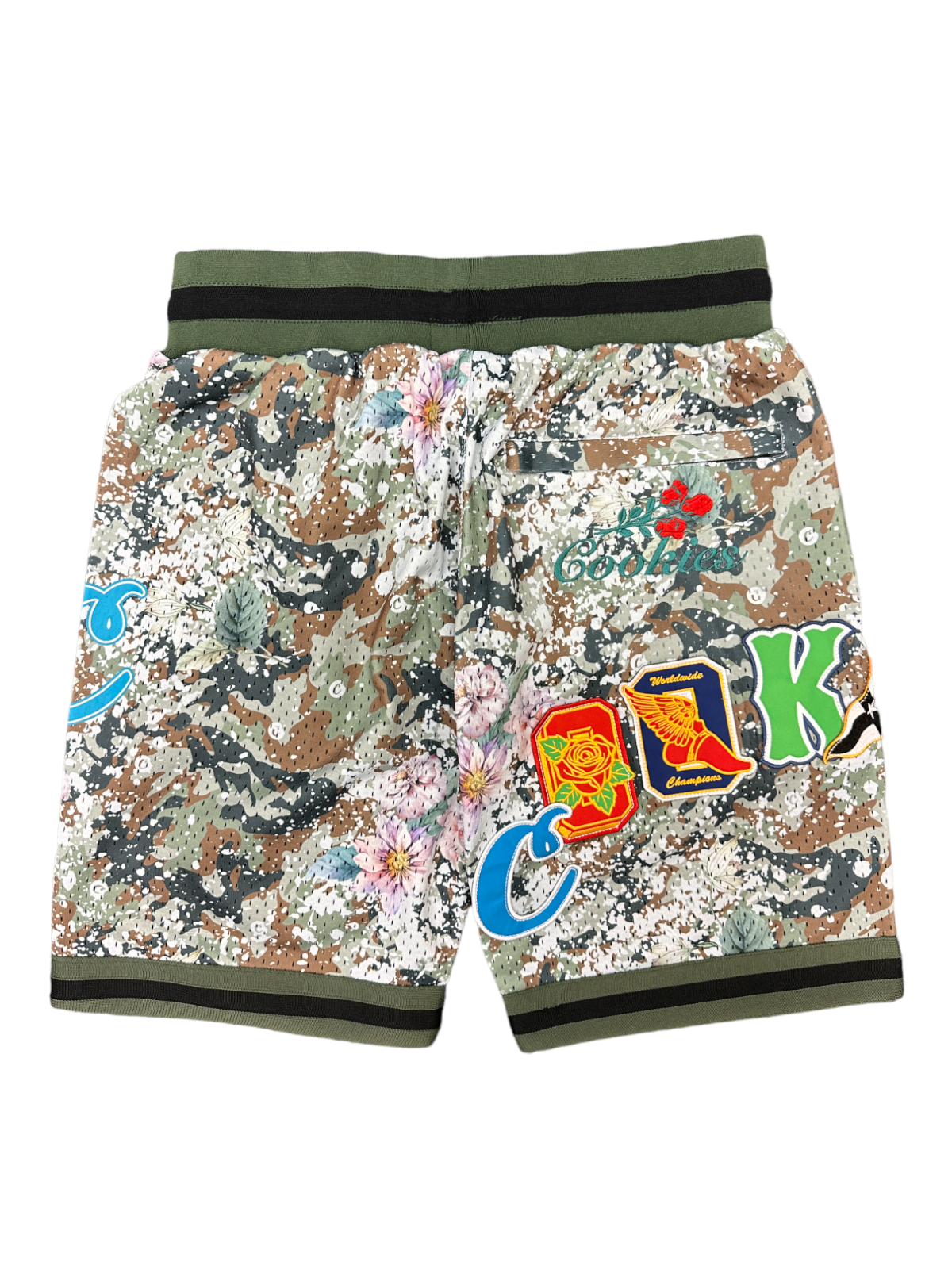 Cookies Shorts - Basketball Mesh - Camo - CM233BKS07