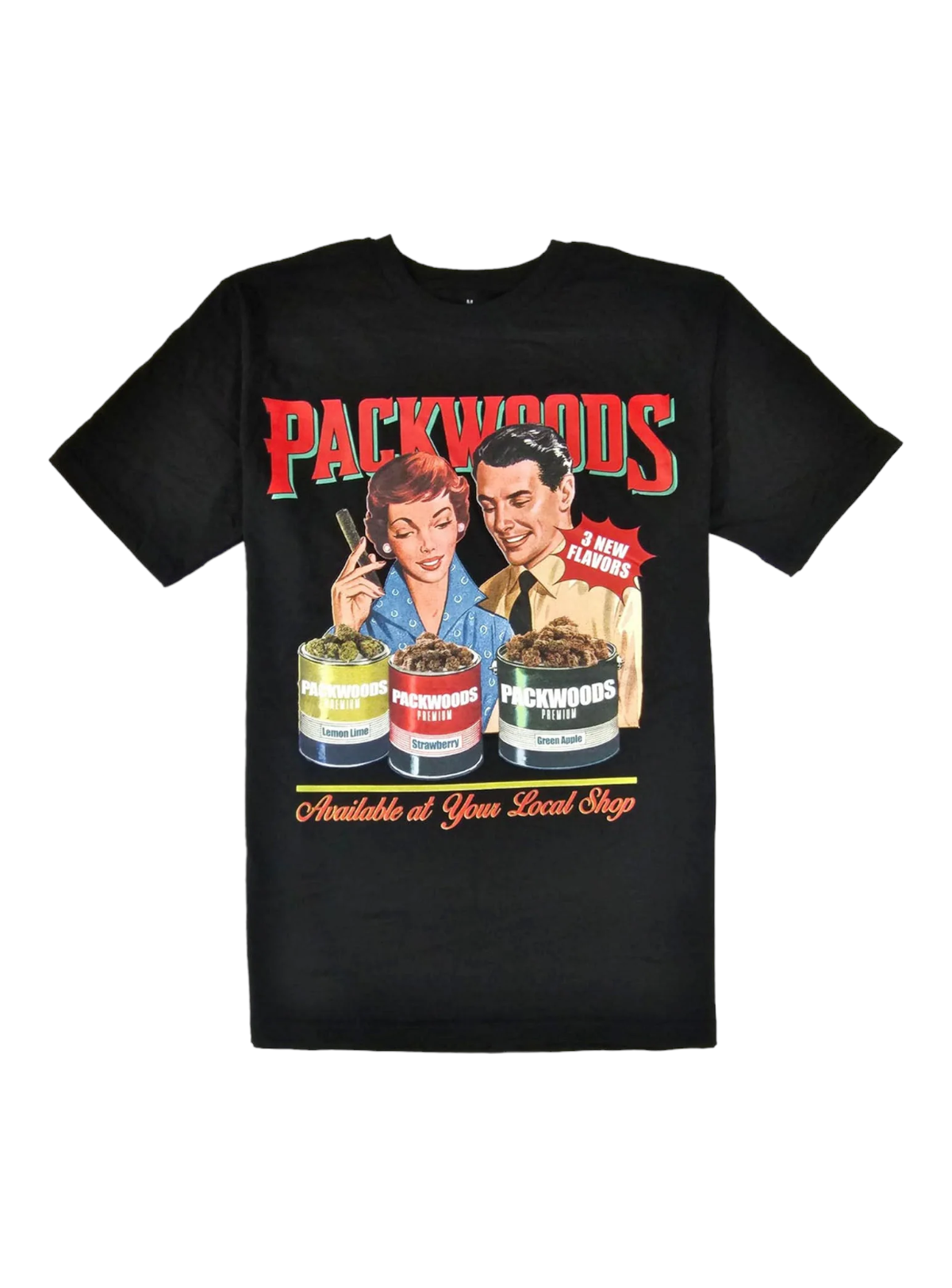 Packwood T-Shirt - Available At Your Local Shop - Black