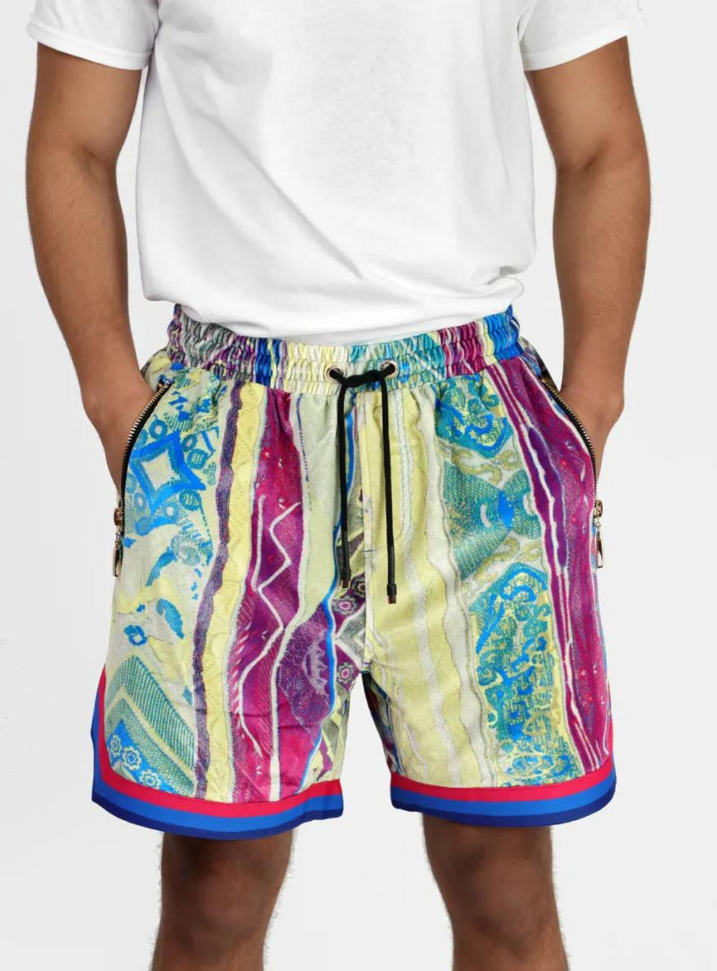 Coogi Shorts - Lamu Printed Velvet - Multi - CG-KT-100