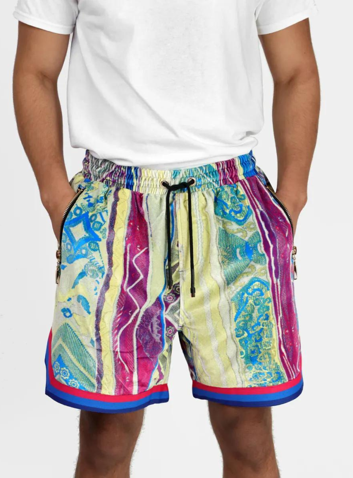 Coogi Shorts - Lamu Printed Velvet - Multi - CG-KT-100