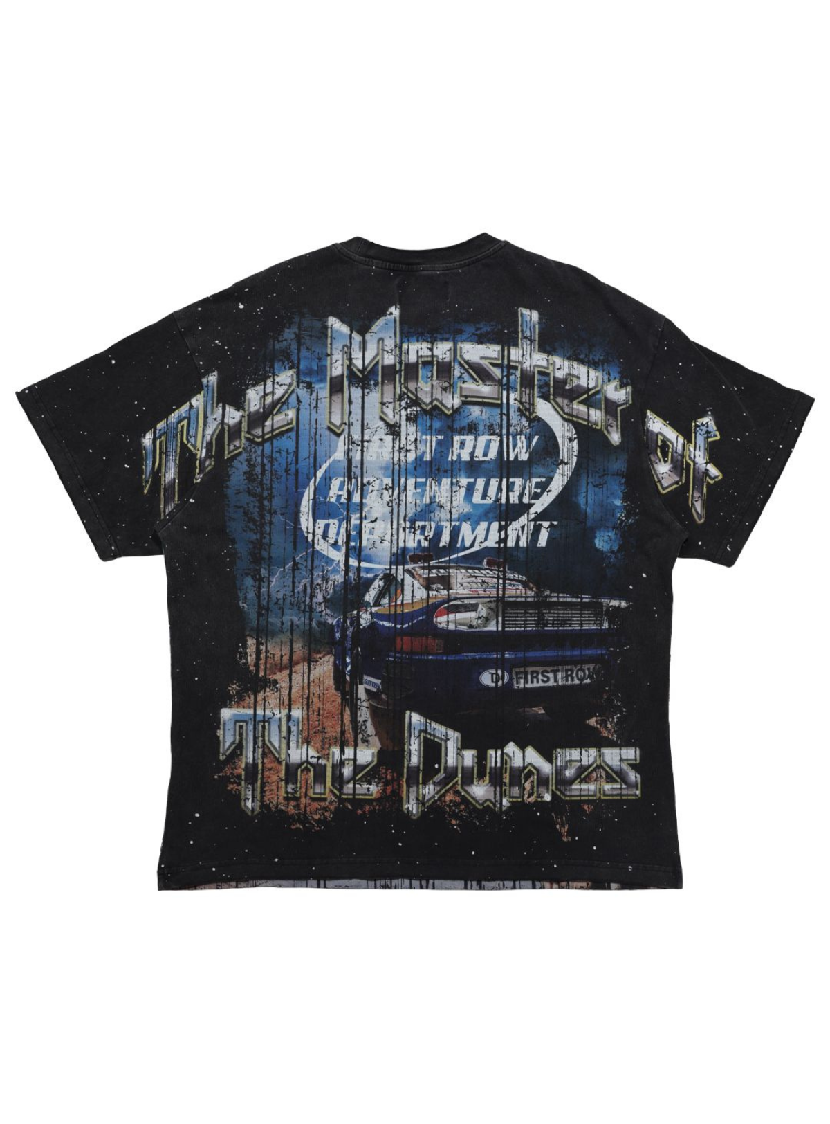 First Row T-Shirt - Death Row Cosmos - Black - FRT2138