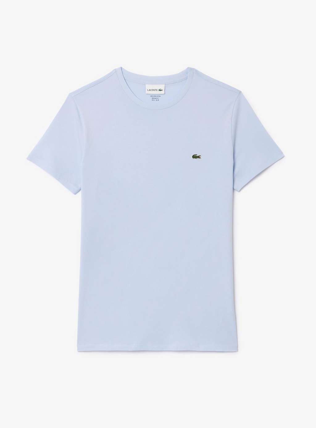 Lacoste T-Shirt - Crew Neck Pima Cotton Jersey - Light Blue J2G - TH6709