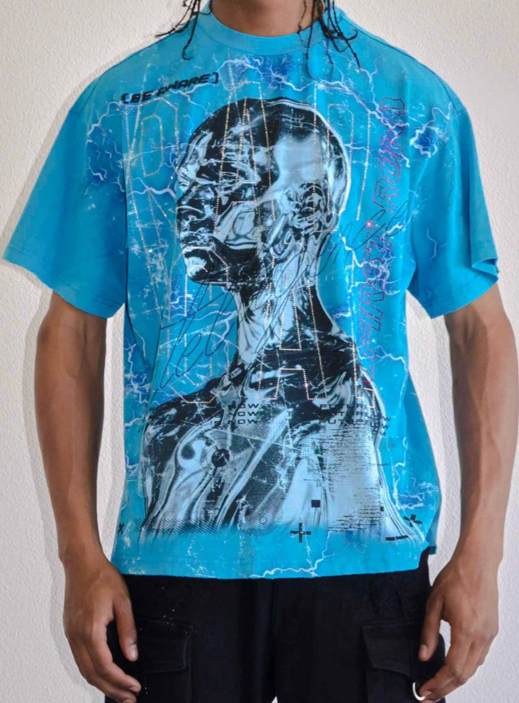 First Row T-Shirt - Radical Inteligence Evolution - Blue - FRT2135