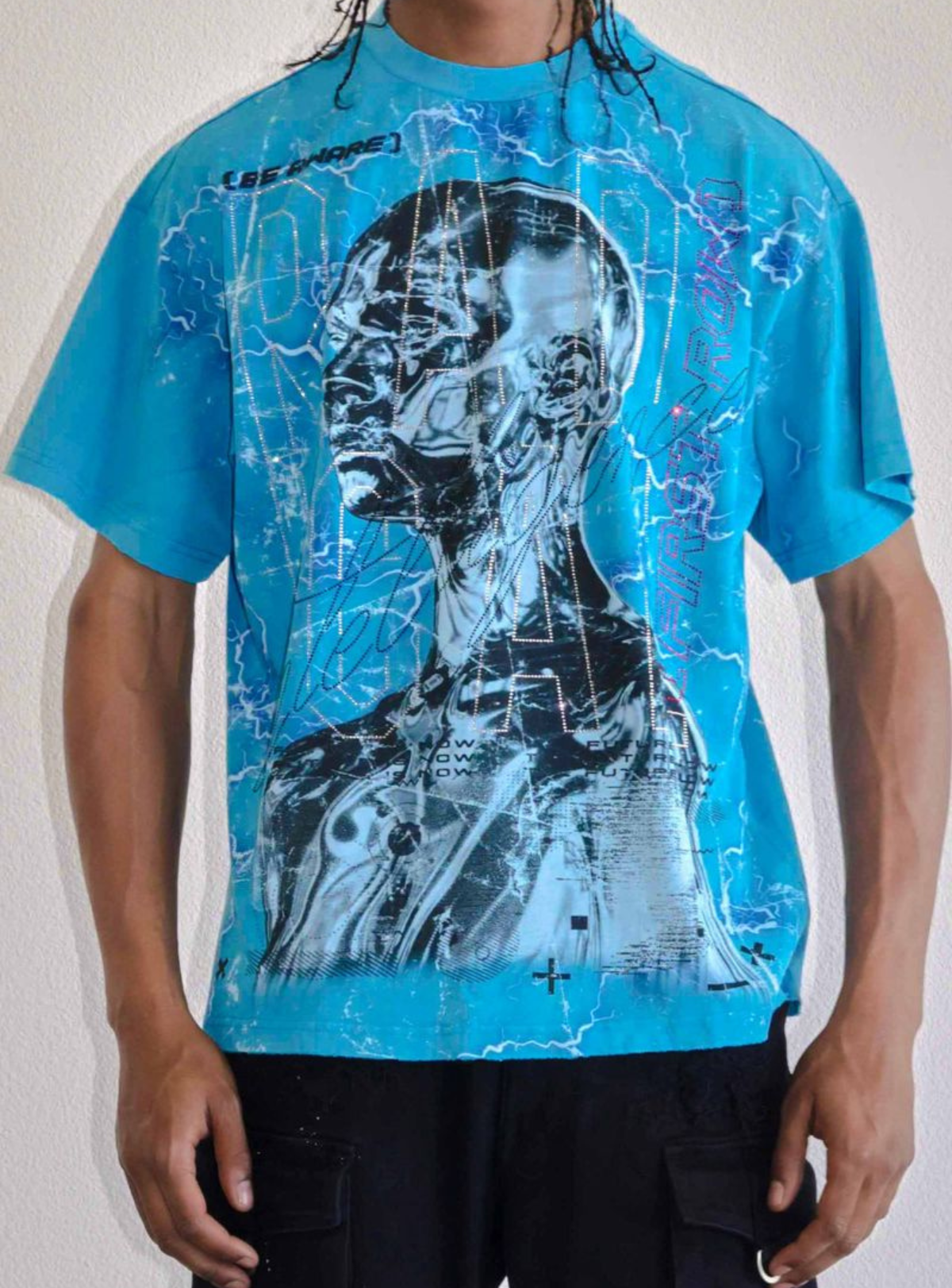 First Row T-Shirt - Radical Inteligence Evolution - Blue - FRT2135