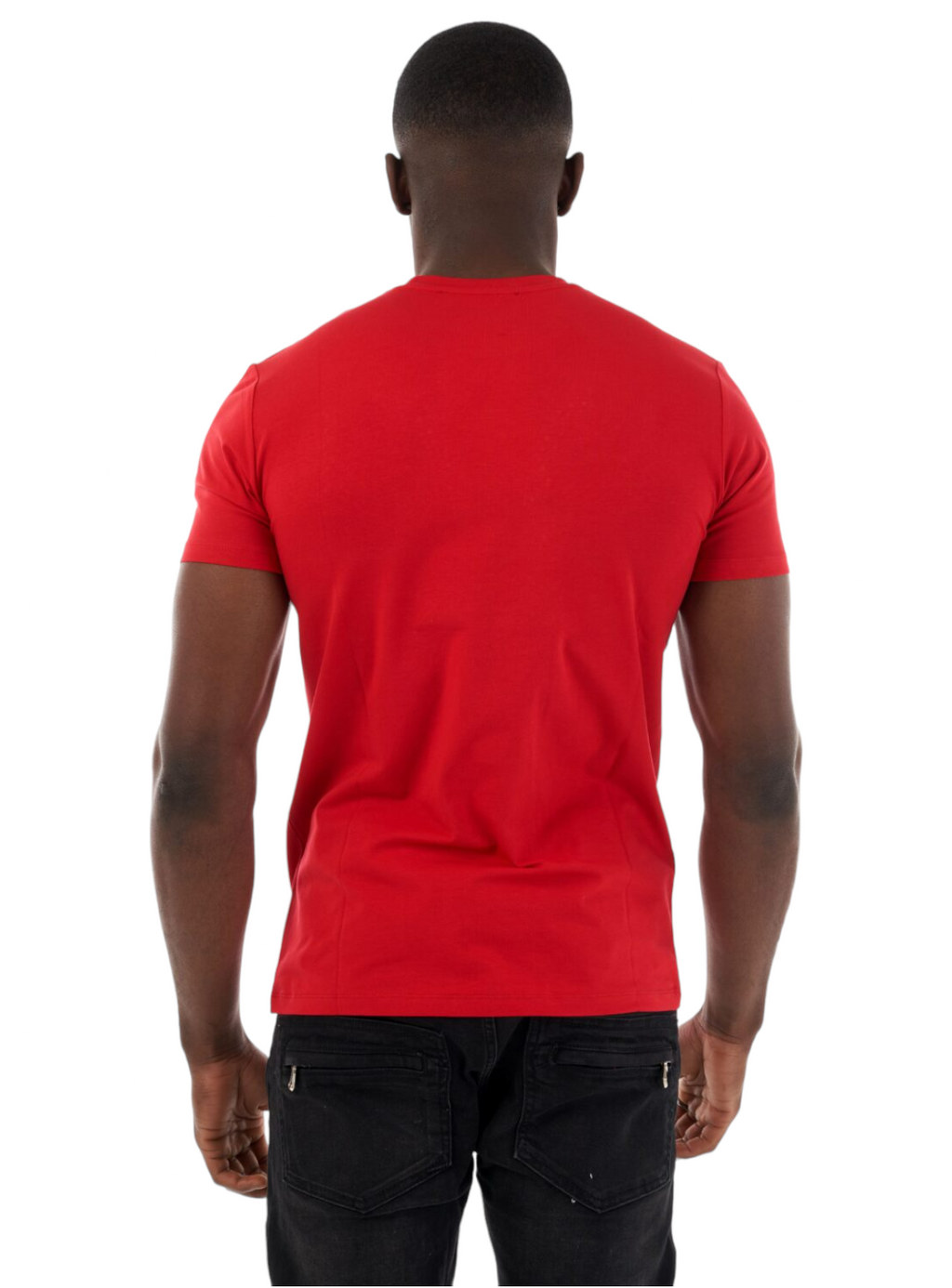 George V T-Shirt - Baroque Panther - Red - GV2509