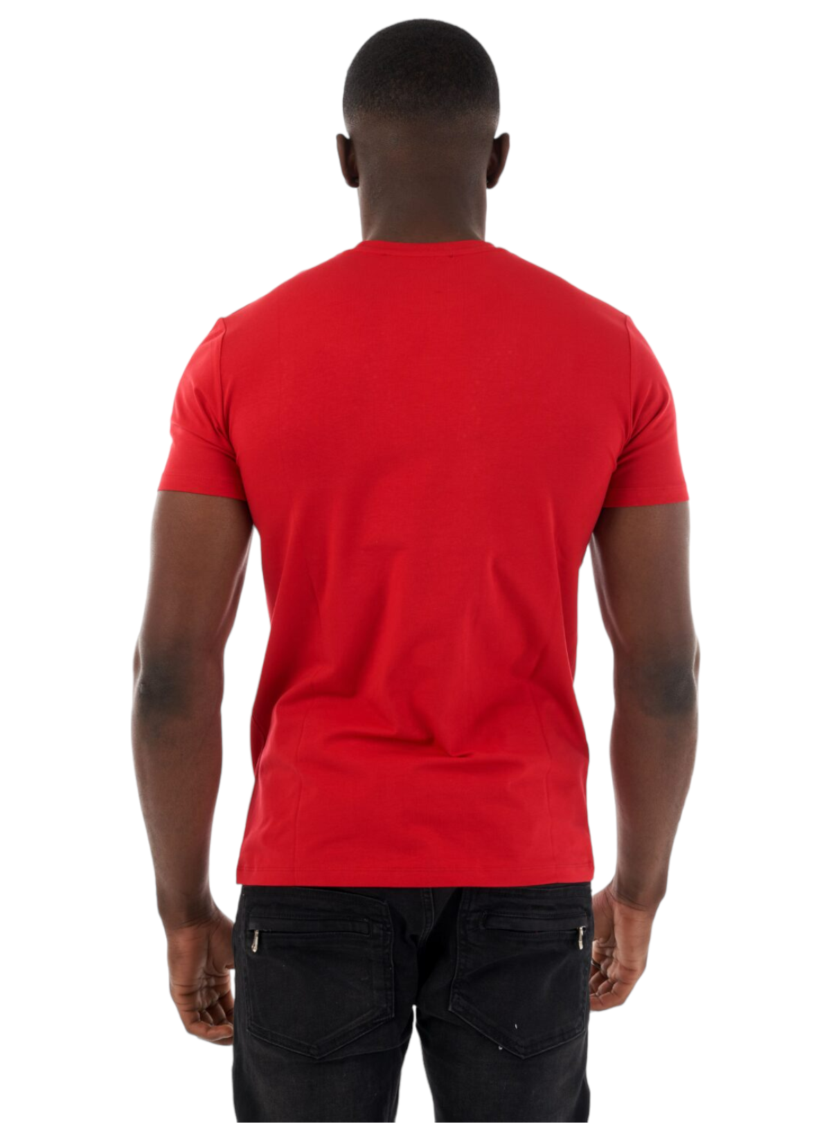 George V T-Shirt - Baroque Panther - Red - GV2509