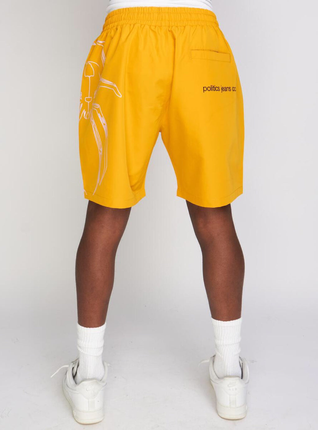 Politics Shorts - English - Yellow - 377