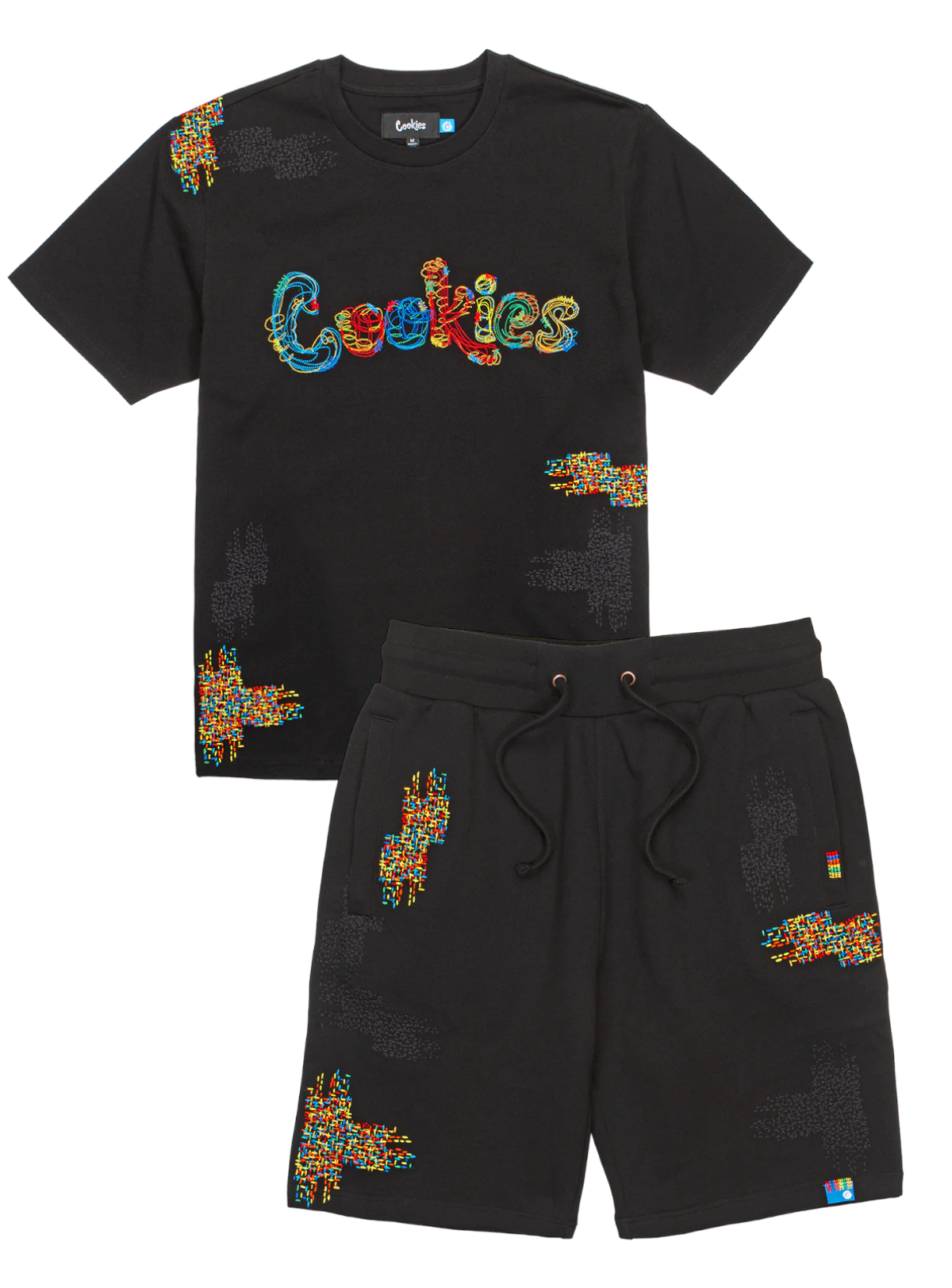 Cookies Short Set - Anthem - Black