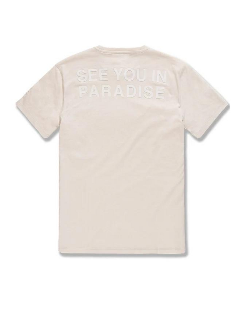 Jordan Craig T-Shirt - See You In Paradise - Bone - 9097A