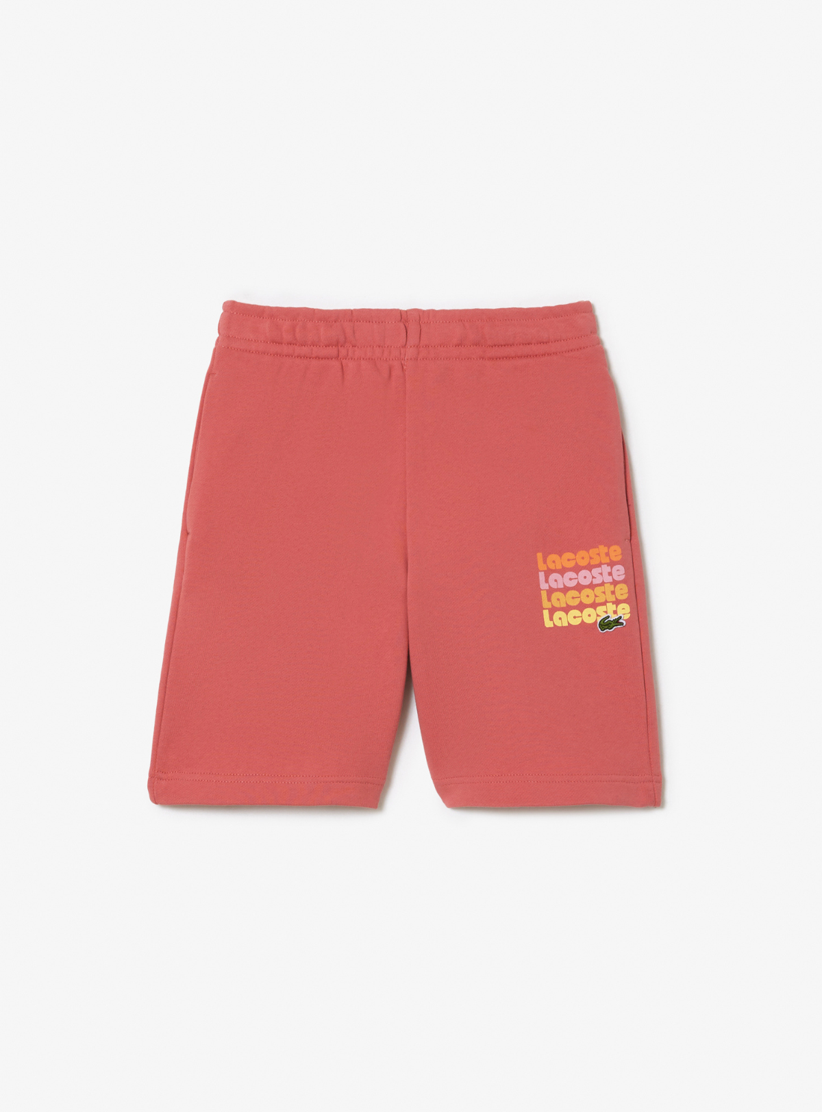 Lacoste Sweatsuit - Kids' Contrast Print Cotton - Pink ZV9 - TJ7971
