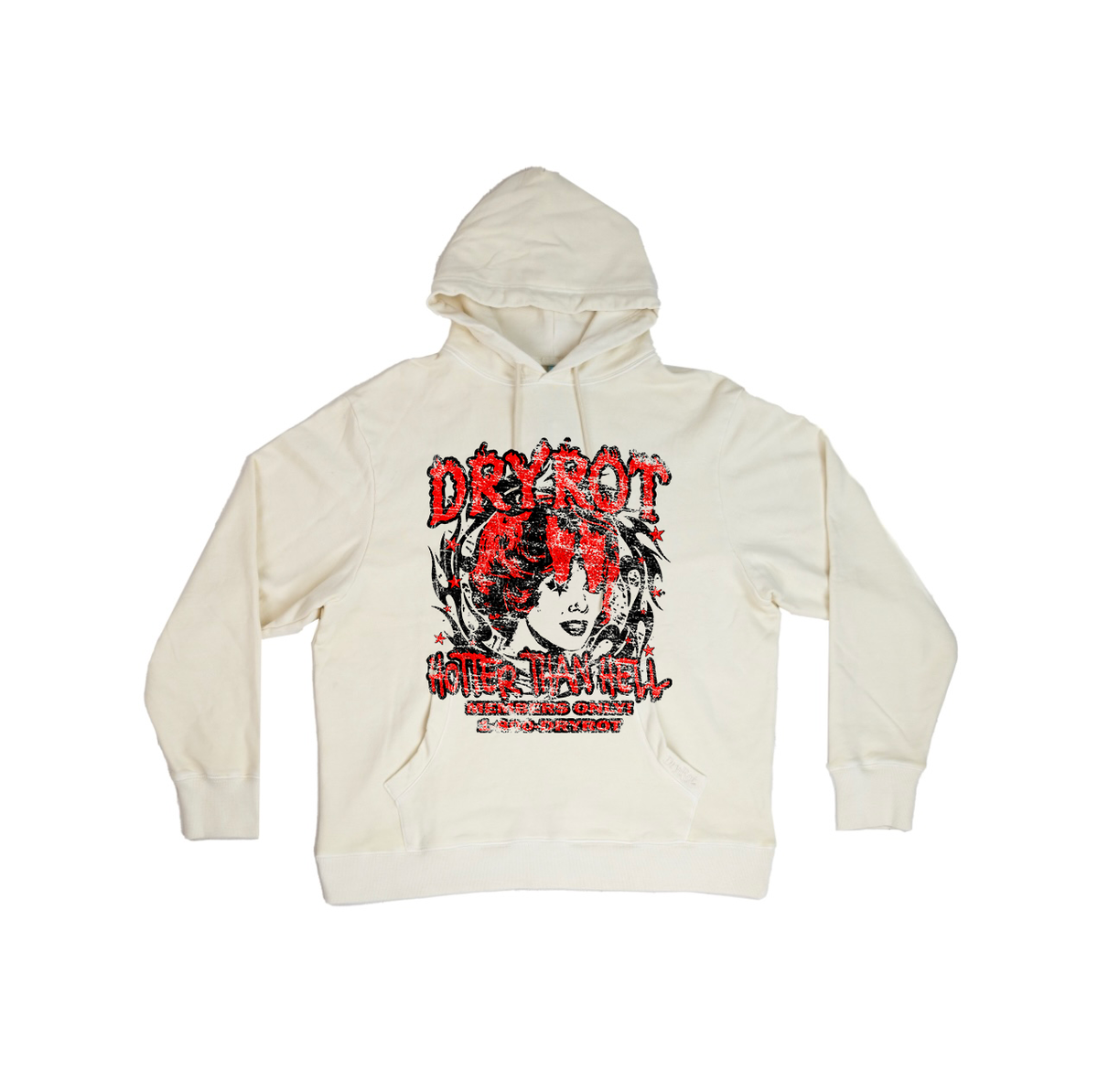 Dry Rot Hoodie - 1 800 - Cream - DR127