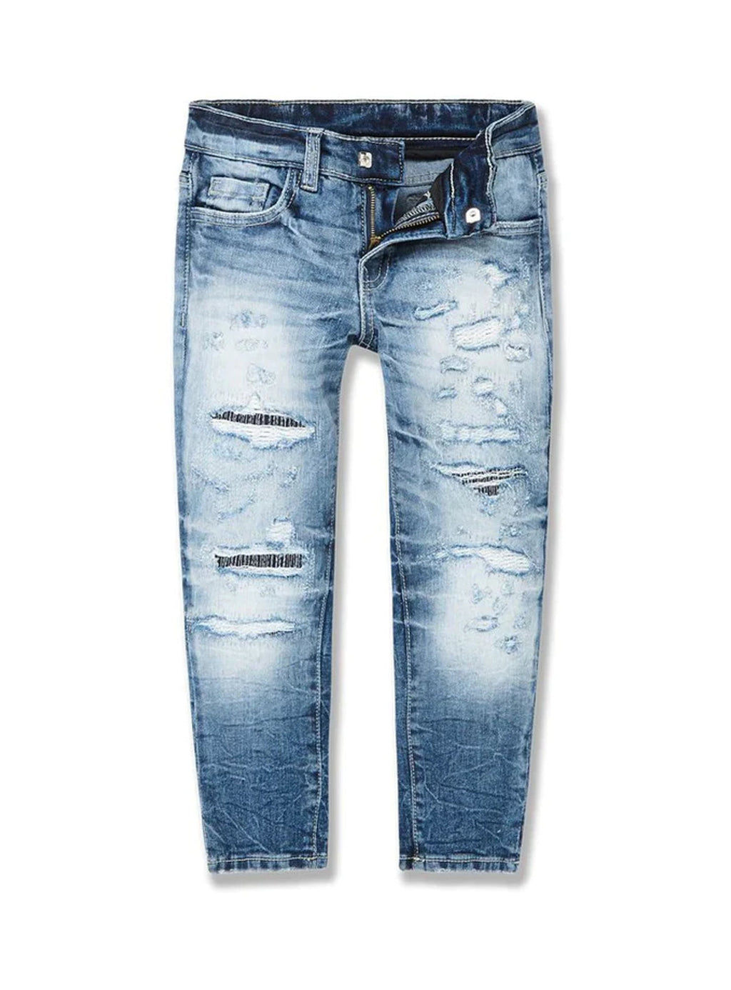 Jordan Craig Kids Jeans - Bayside Rip And Repair - Aged Wash - JS355RK