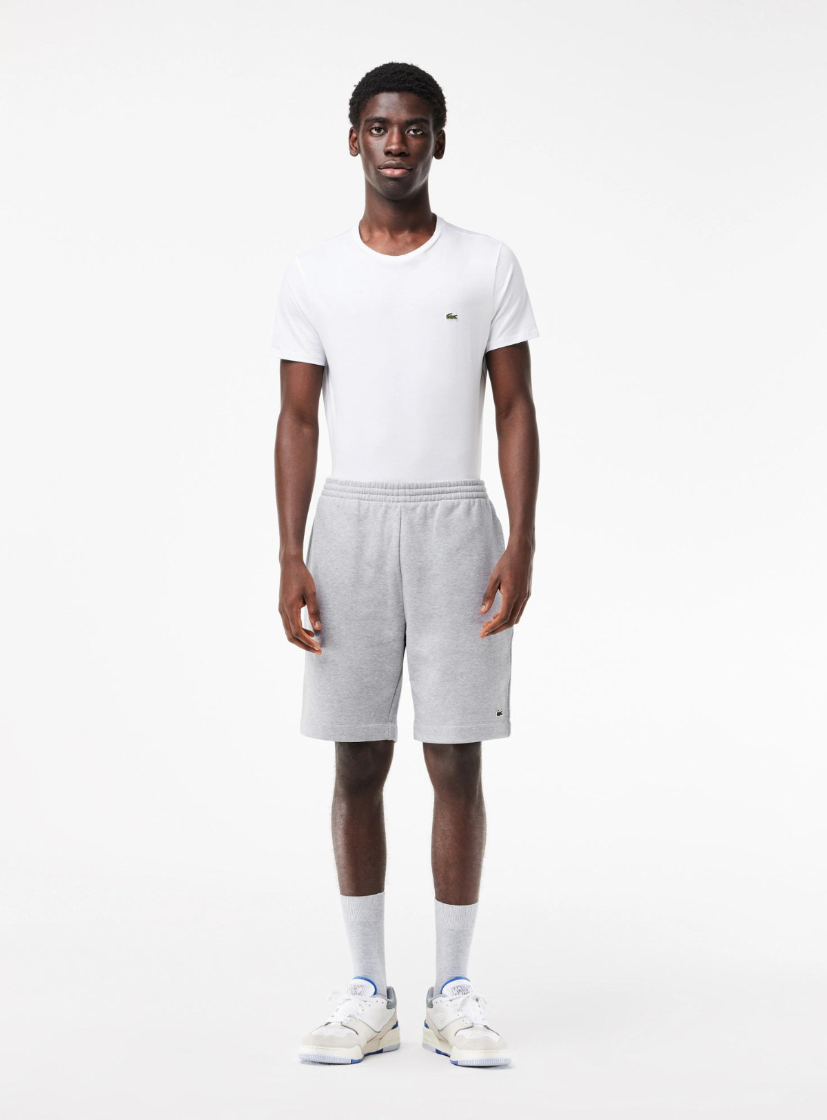 Lacoste Shorts - Men's Regular Fit Fleece - Grey CCA - GH9627