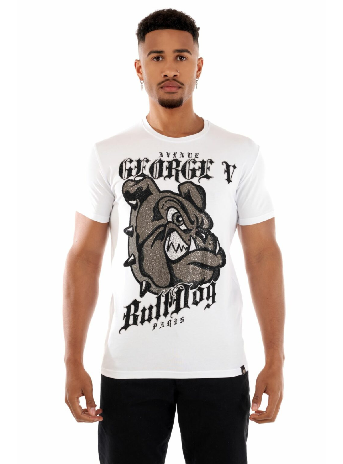 George V T-Shirt - GV Paris Cartoon - White - GV10062