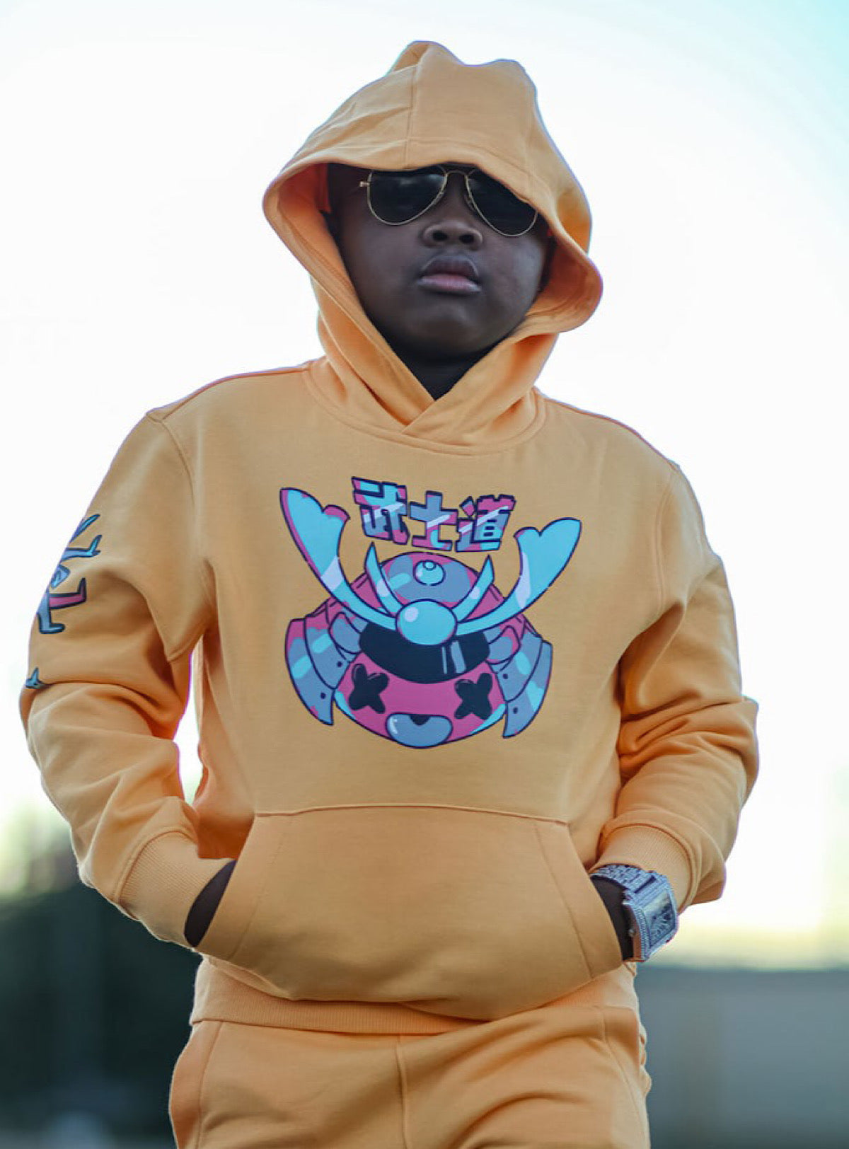 Jordan Craig Kids Sweatsuit - Sunset Yellow - 8446K