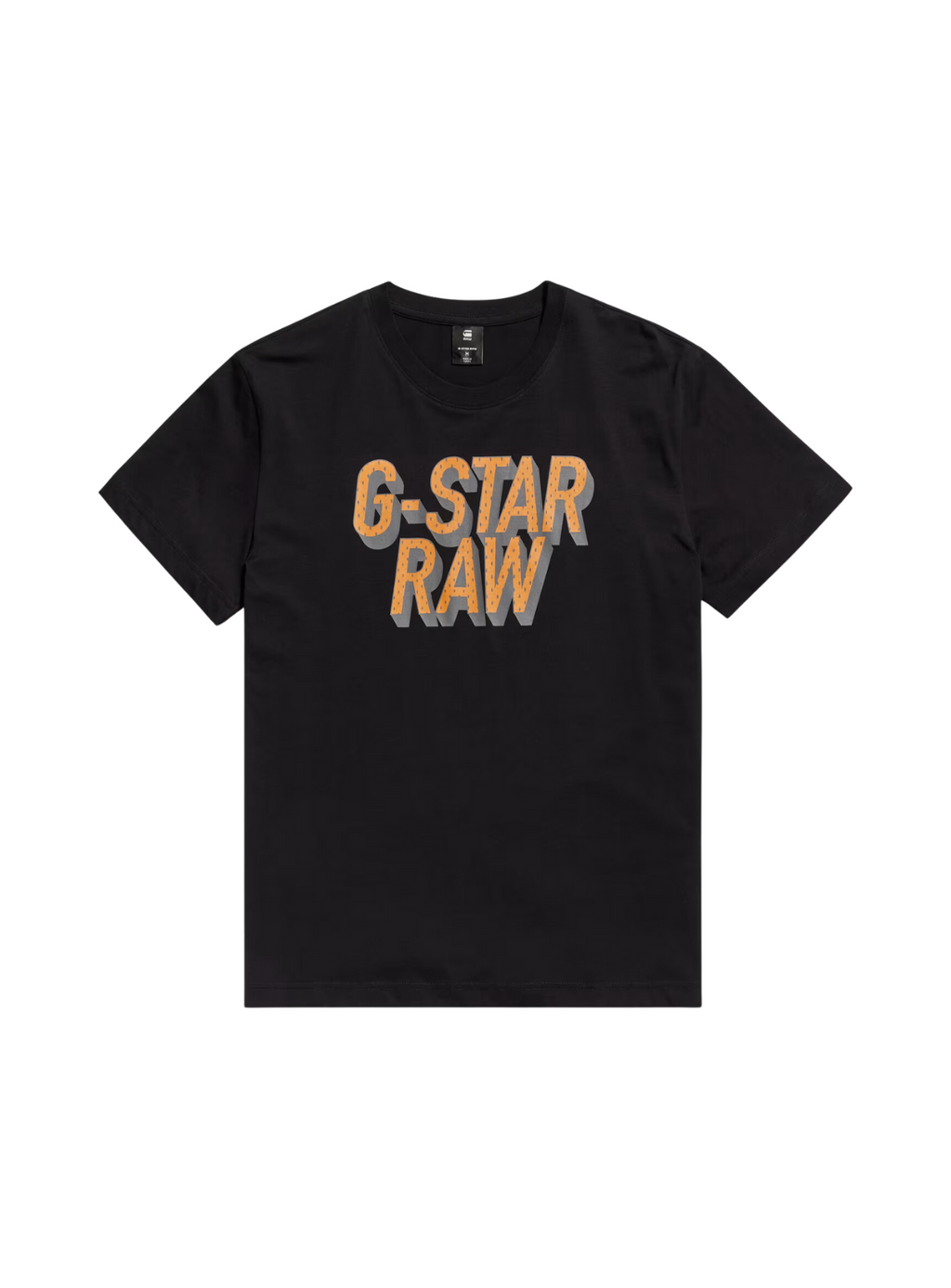 G-Star T-Shirt - 3D Dotted Graphic - Dark Black - D25021