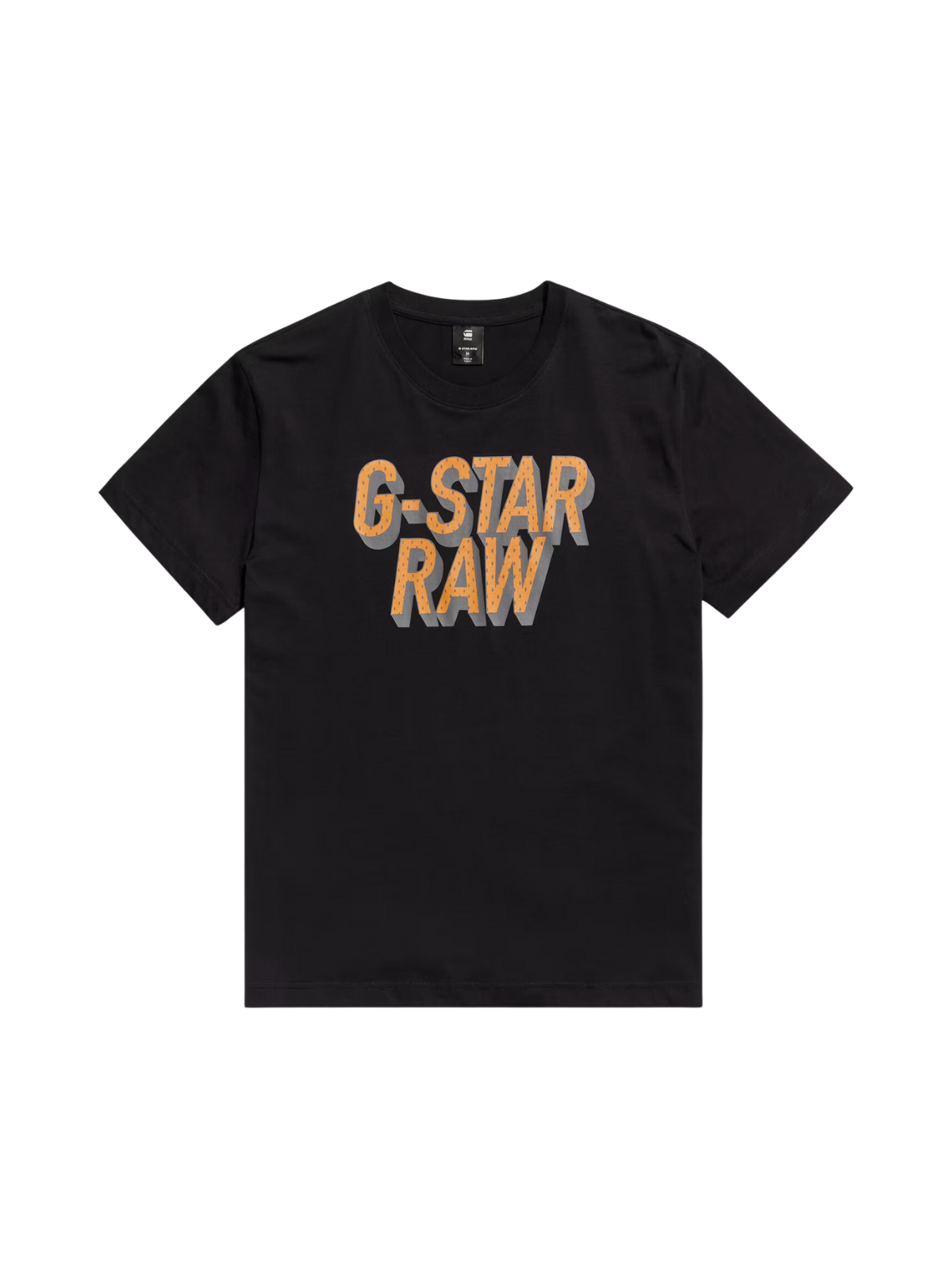 G-Star T-Shirt - 3D Dotted Graphic - Dark Black - D25021