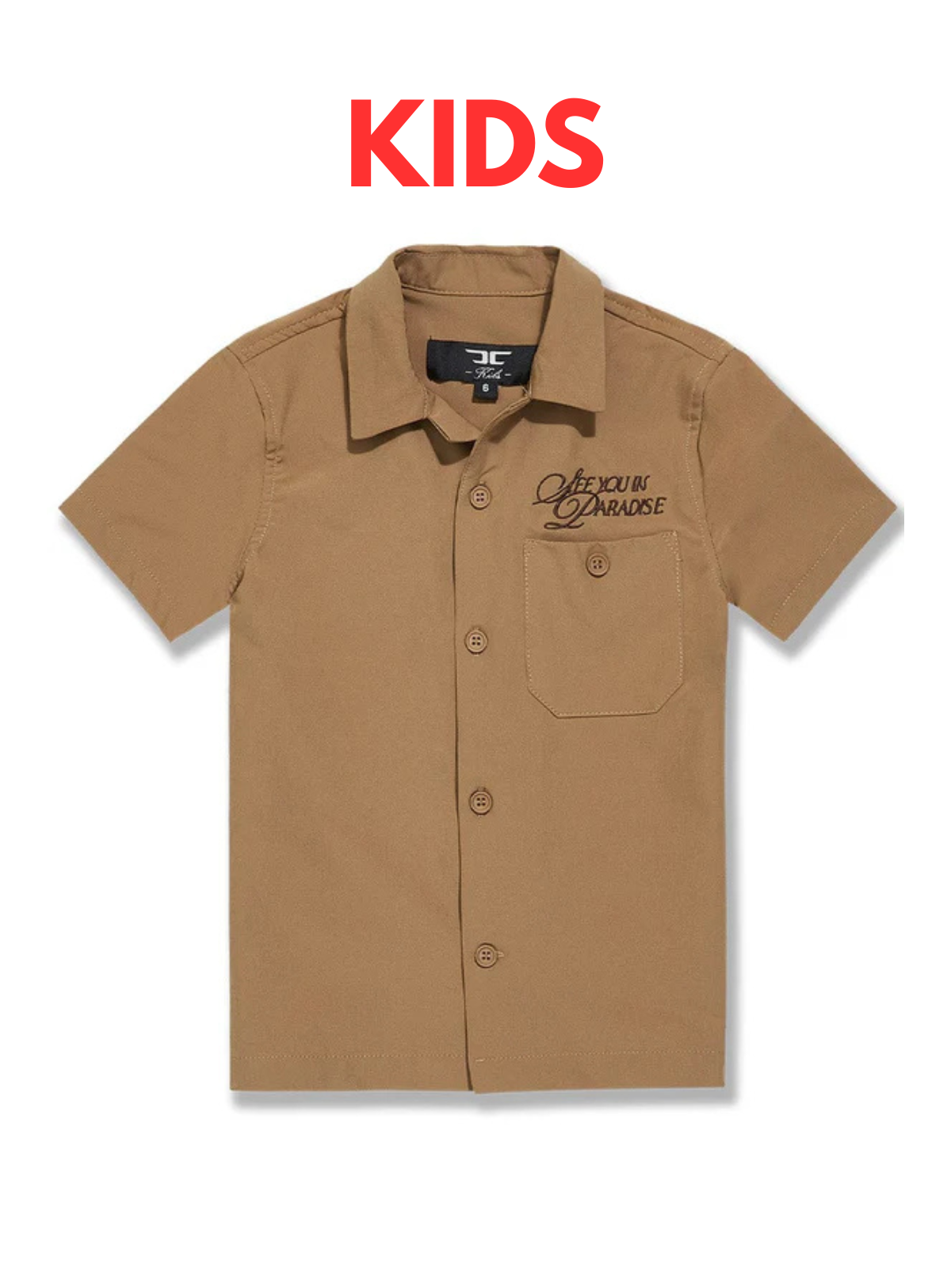 Jordan Craig T-Shirt - Kids Oakland Mechanic - Mocha - 2061