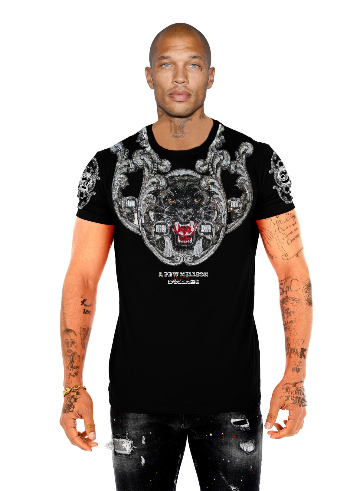 George V T-Shirt - A Few Million Dollars - Black - GV2726