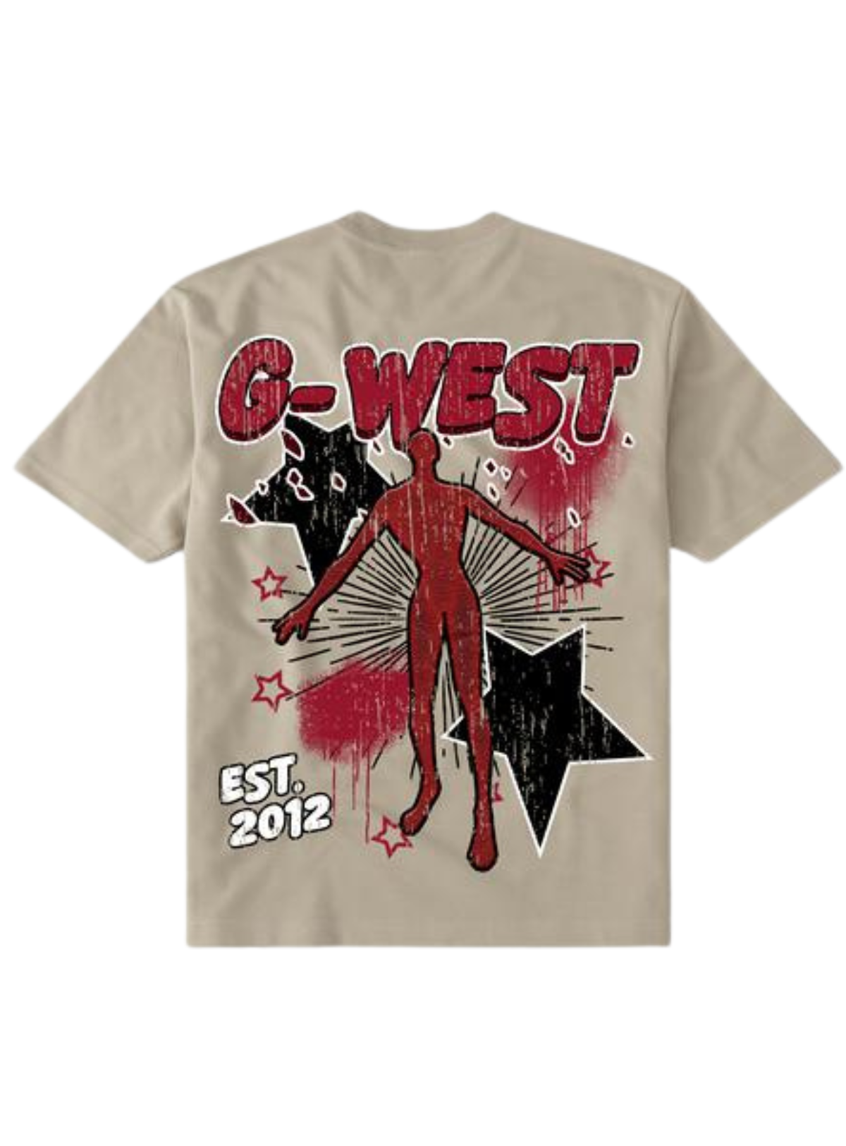 G West T-Shirt - Dazzling Dynamo - Almond Tan - GWGTL9020