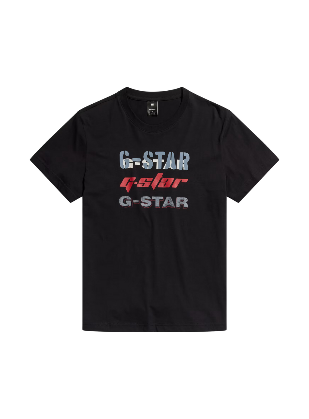 G-Star T-Shirt - Triple Logo Graphic - Dark Black - D25015