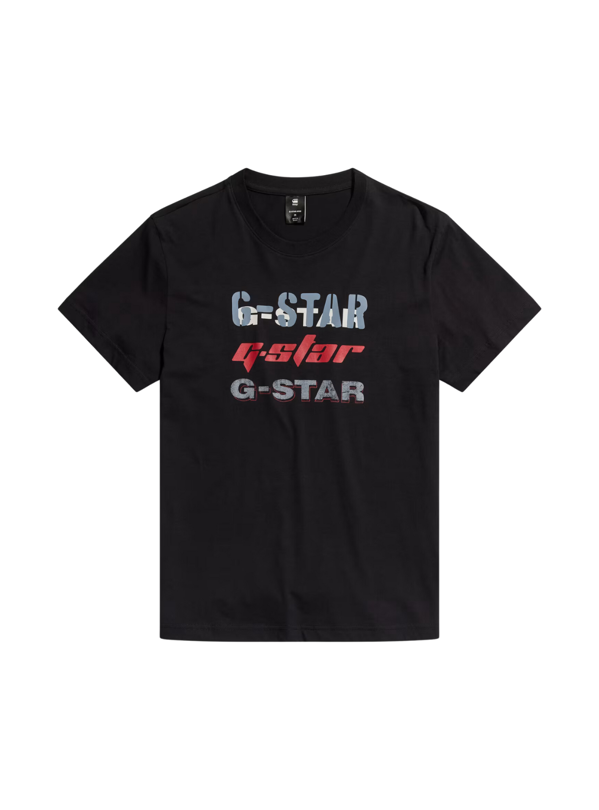 G-Star T-Shirt - Triple Logo Graphic - Dark Black - D25015