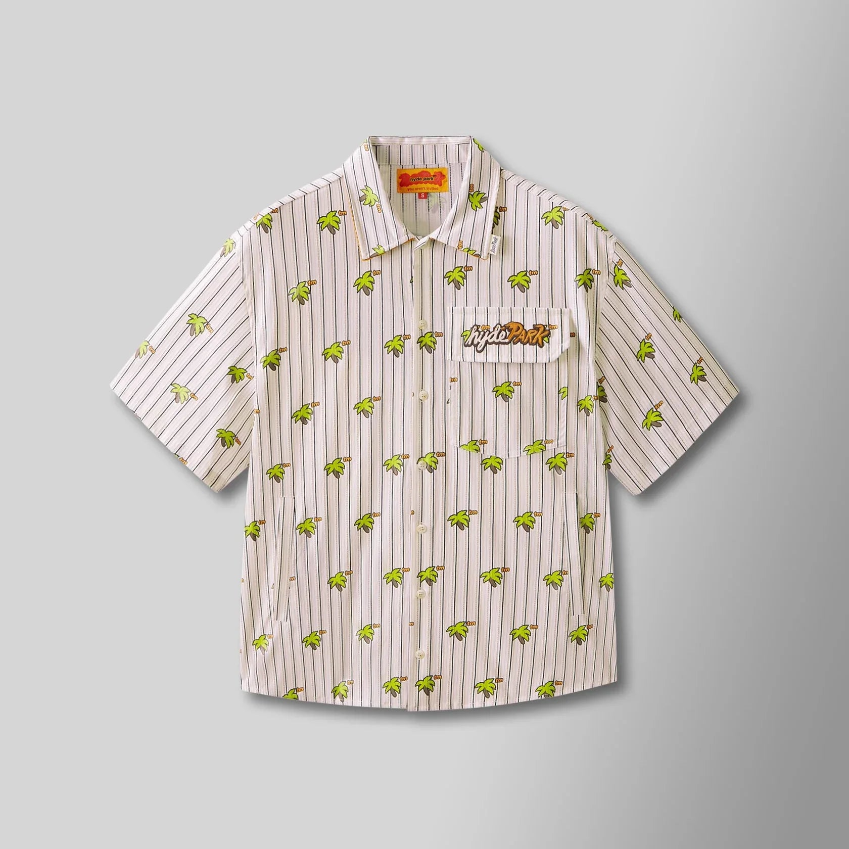 Hyde Park T-Shirt - The Weekend Blender Button Up - Palm Tree