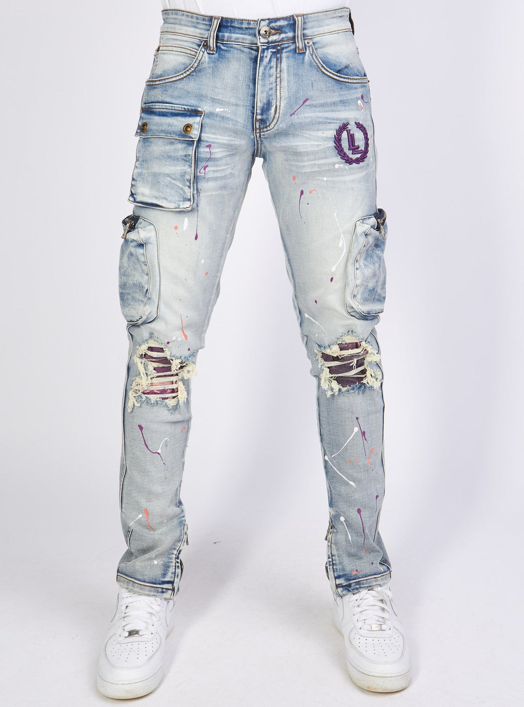LNL Jeans - Page - Light Blue Acid - 501