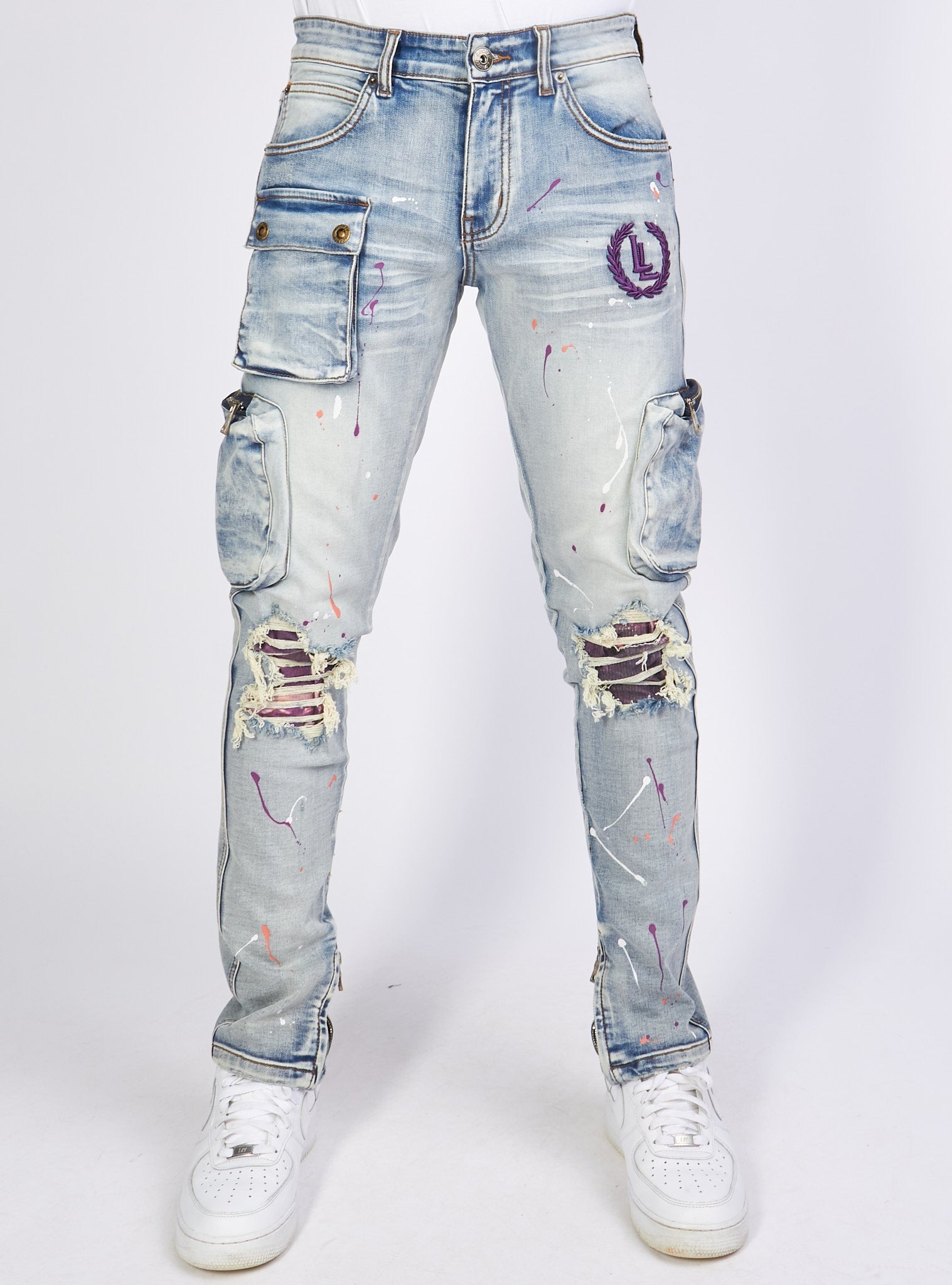 LNL Jeans - Page - Light Blue Acid - 501