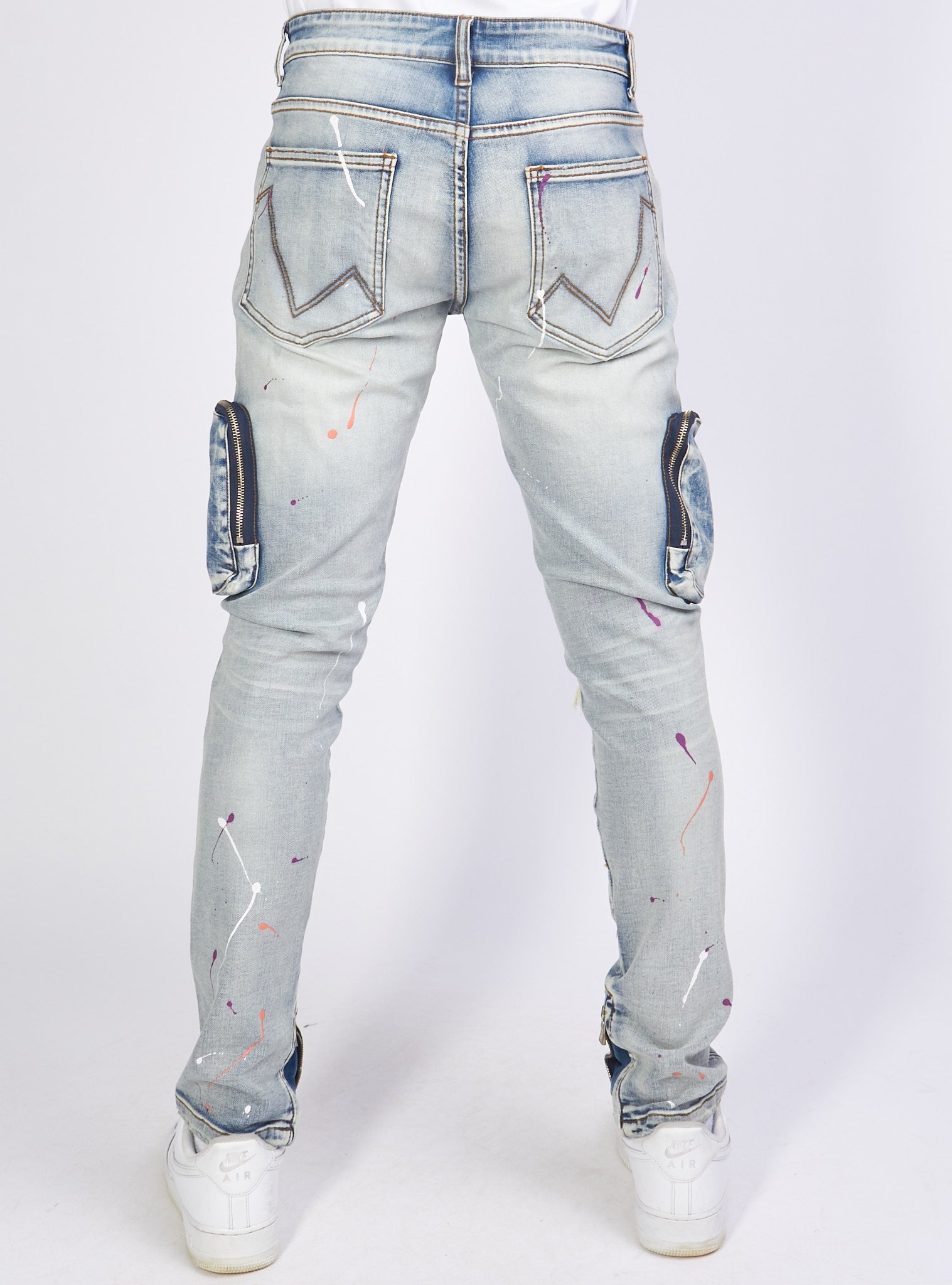LNL Jeans - Page - Light Blue Acid - 501