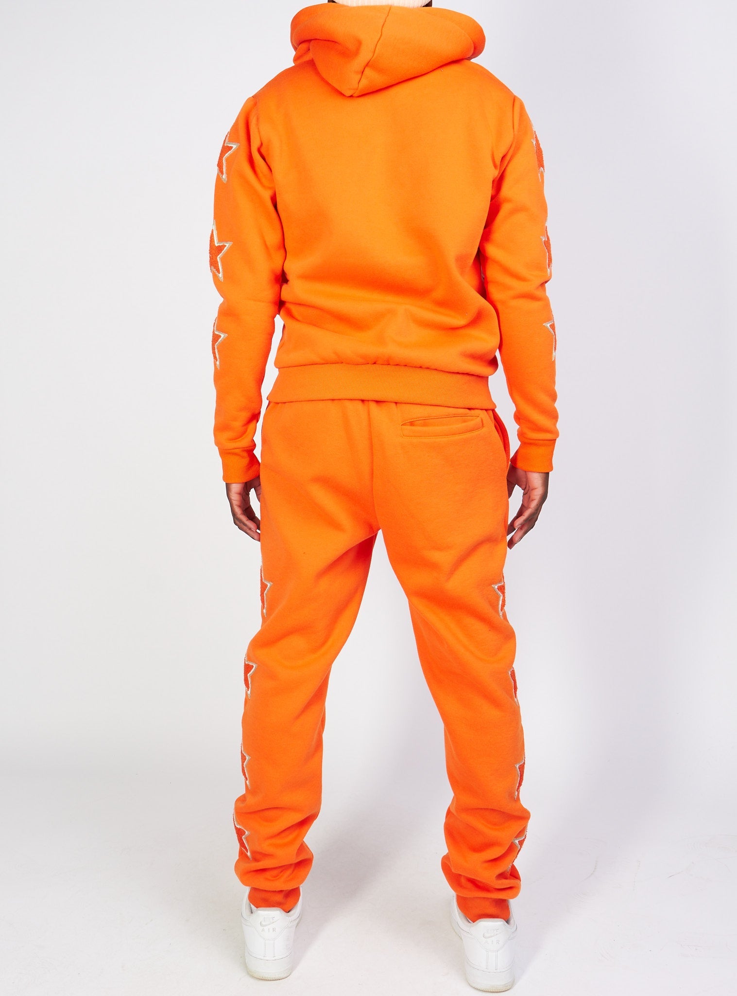 LNL Sweatsuit - Star Set - Orange - LLSTARSET3502