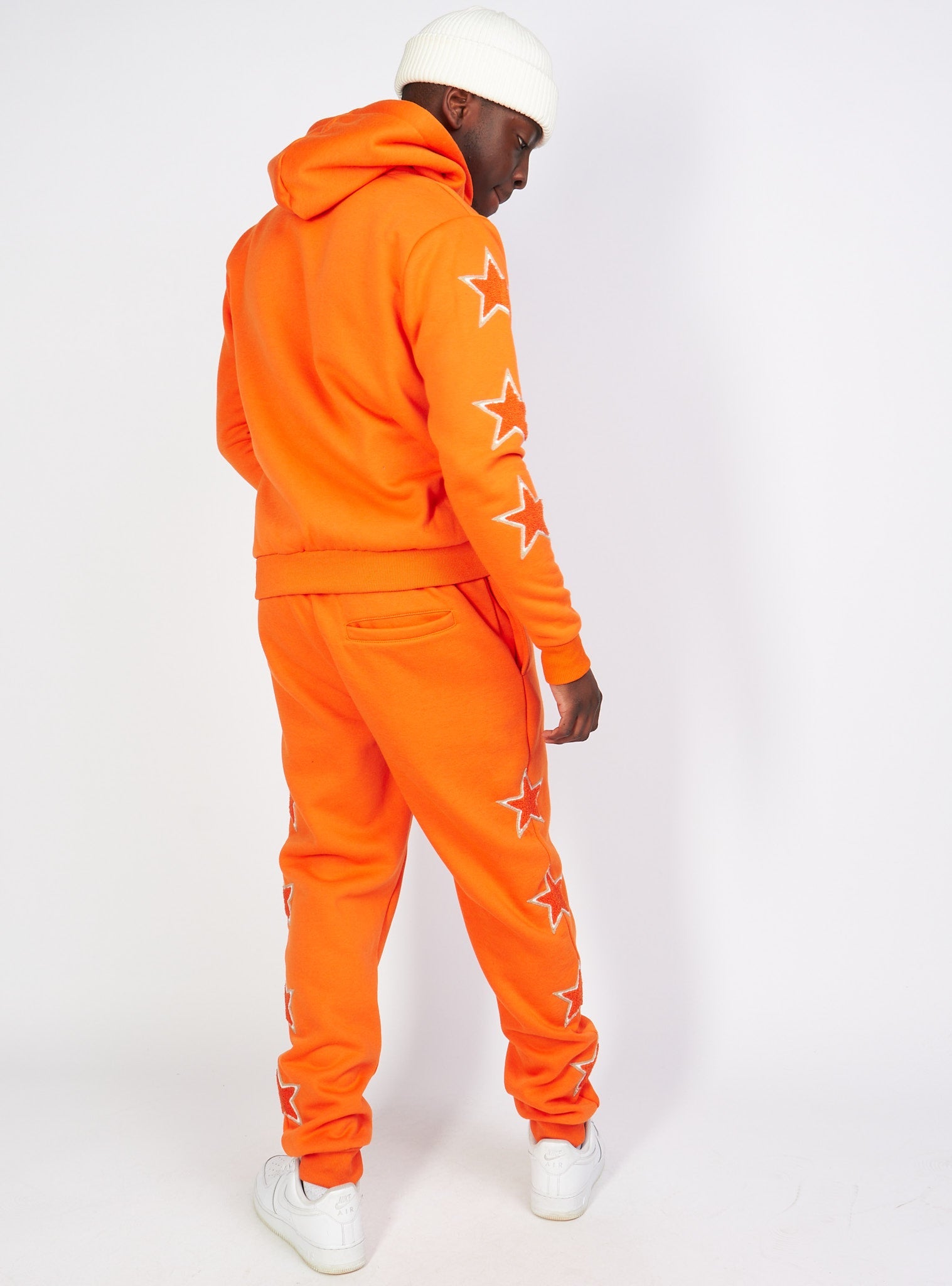 LNL Sweatsuit - Star Set - Orange - LLSTARSET3502