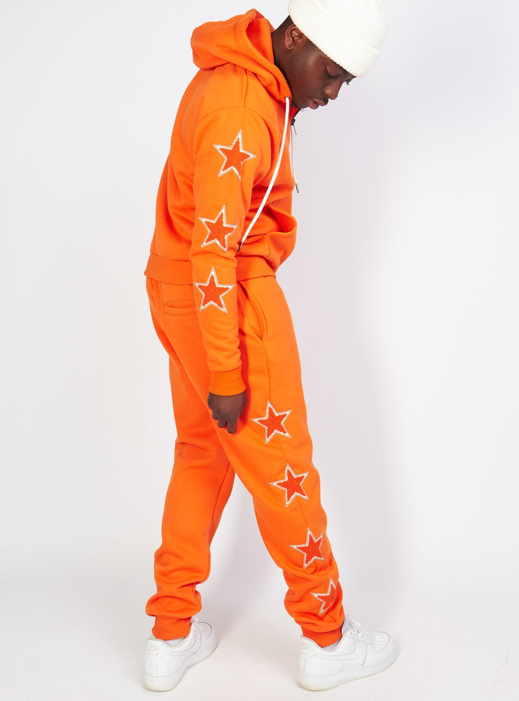 LNL Sweatsuit - Star Set - Orange - LLSTARSET3502