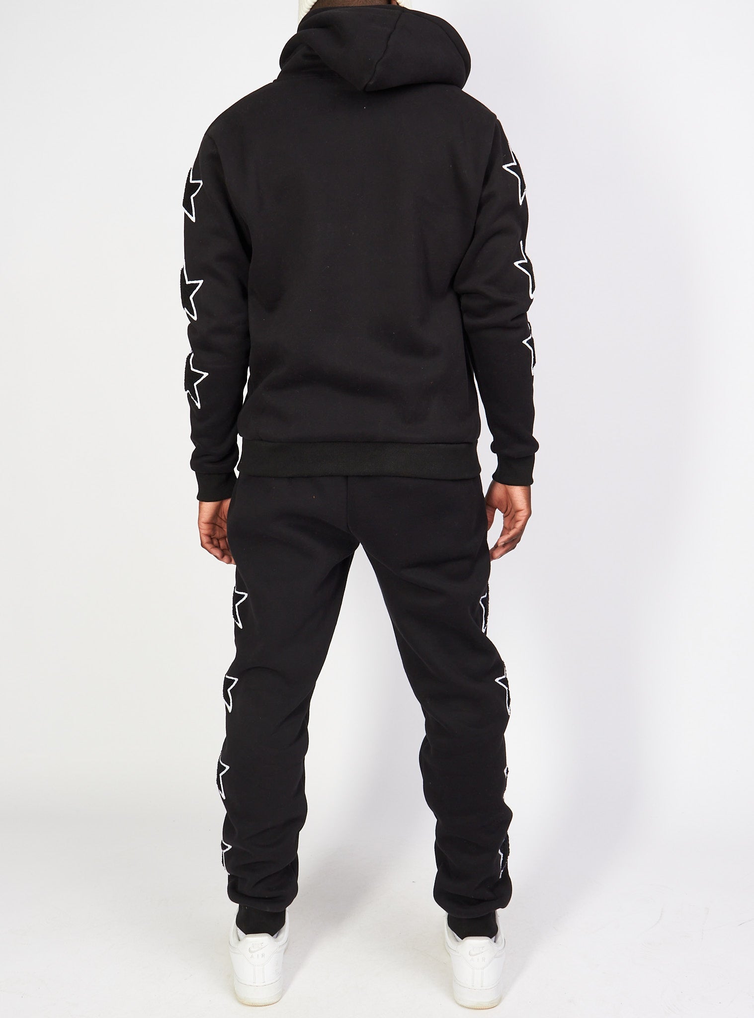 LNL Sweatsuit - Star Set - Black - LLSTARSET3501