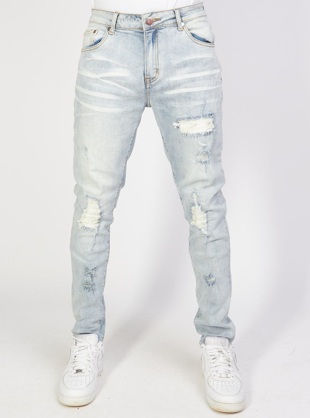 Politics Jeans - Distressed - Light Wash - PLTKS0521624