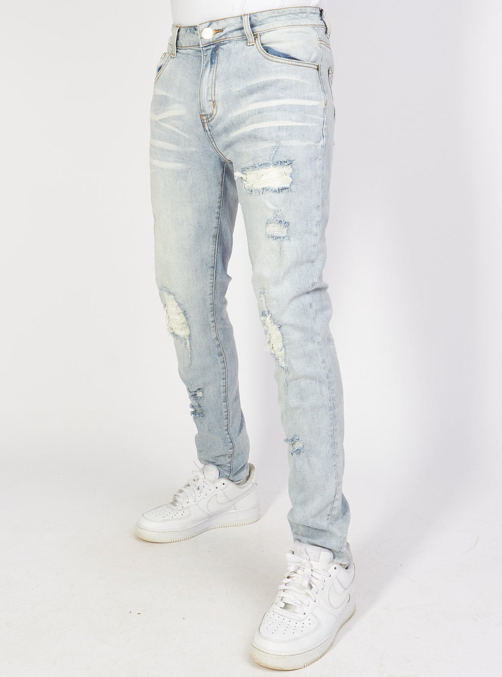 Politics Jeans - Distressed - Light Wash - PLTKS0521624