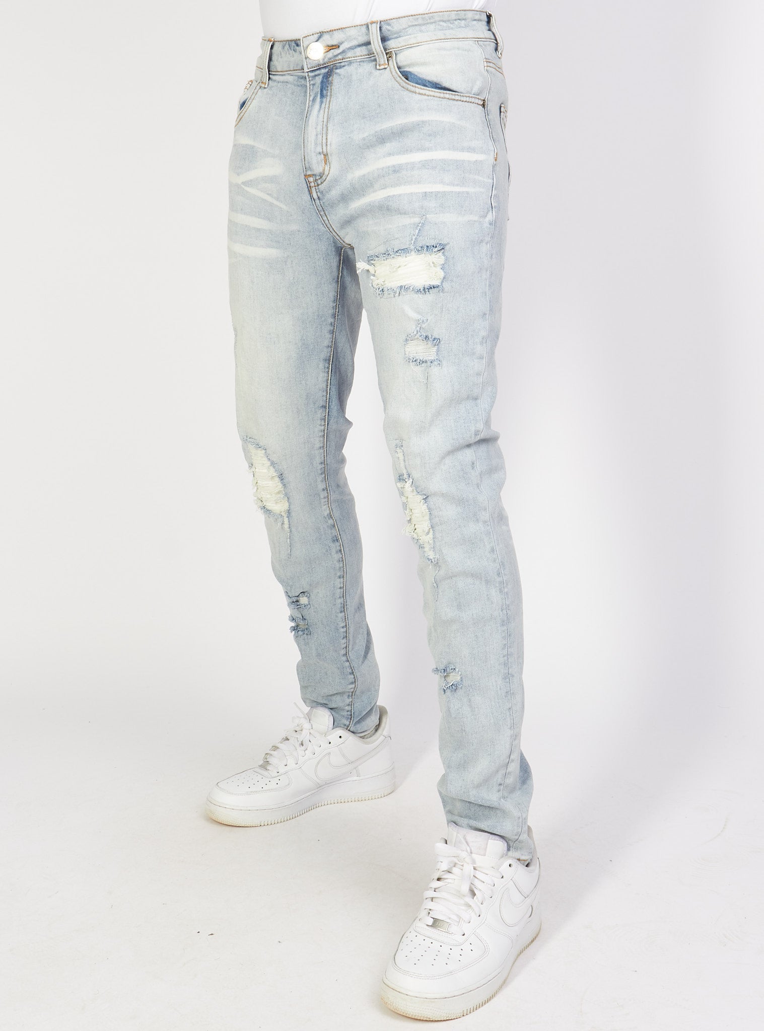 Politics Jeans - Distressed - Light Wash - PLTKS0521624
