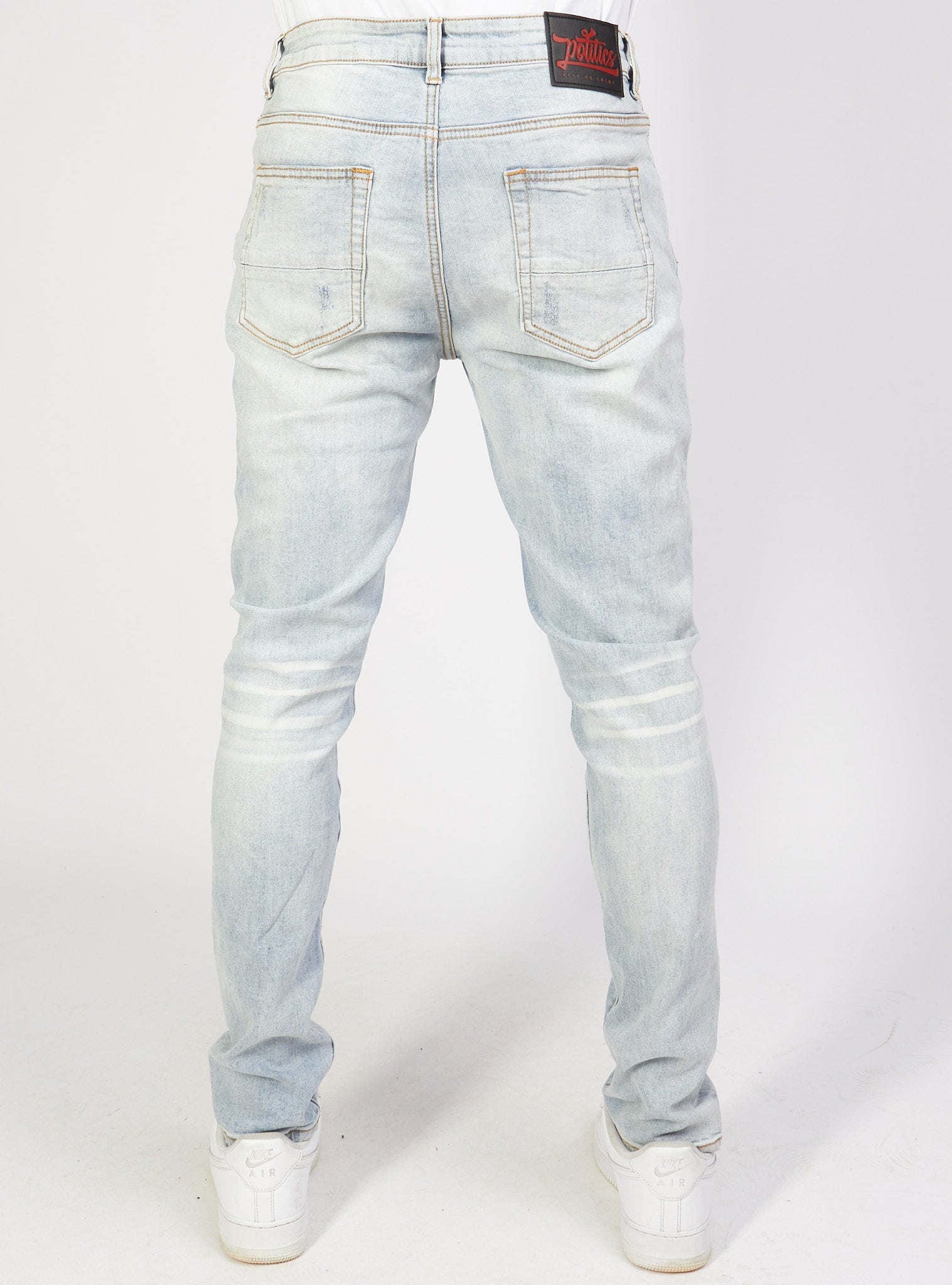 Politics Jeans - Distressed - Light Wash - PLTKS0521624