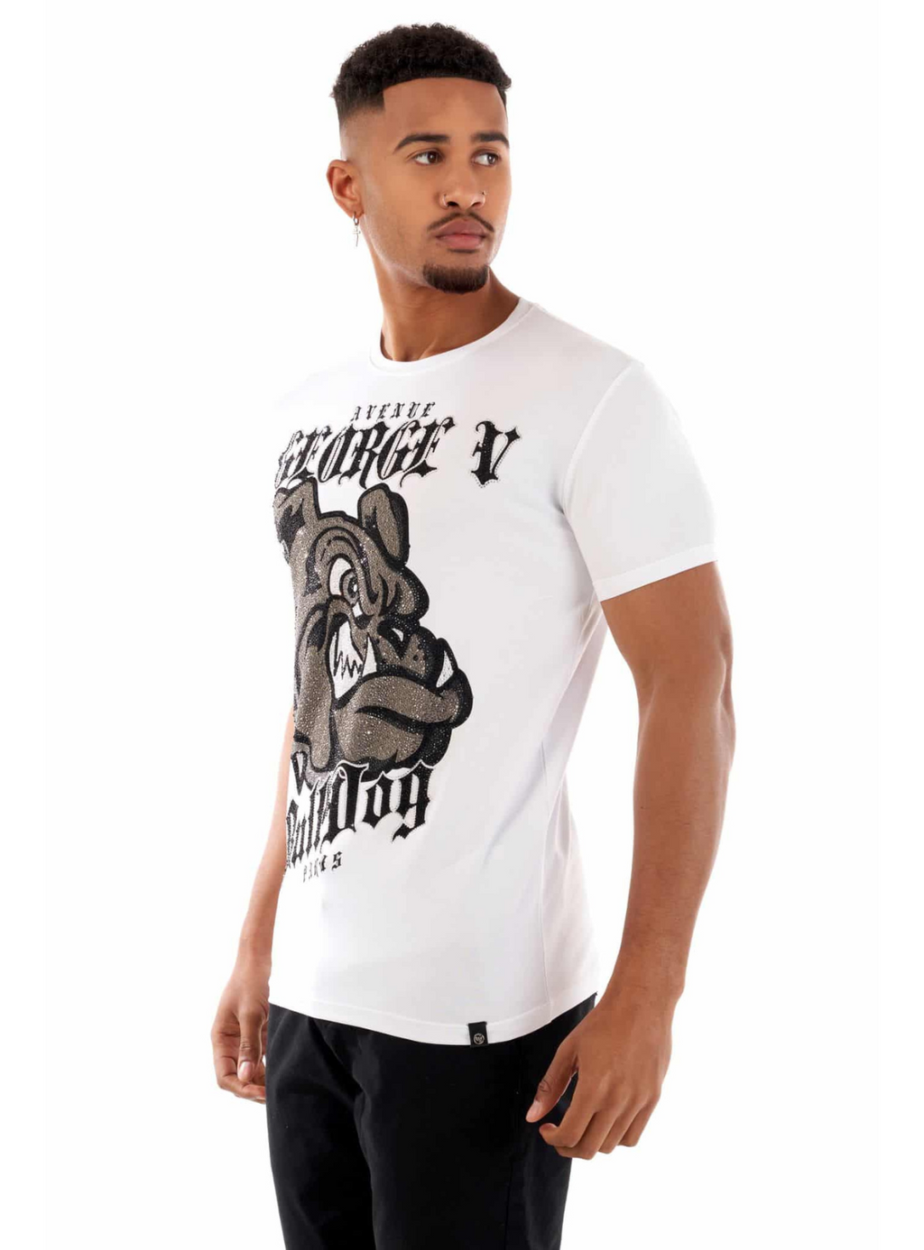 George V T-Shirt - GV Paris Cartoon - White - GV10062