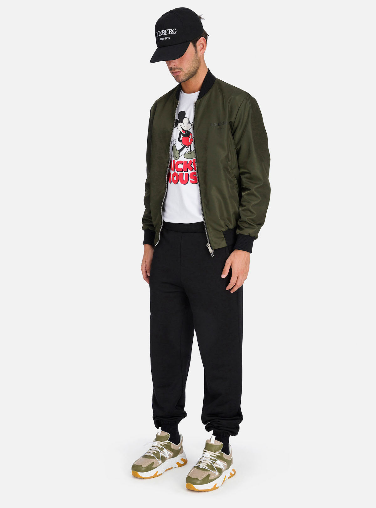 Iceberg T-Shirt - Vintage Mickey Mouse - White