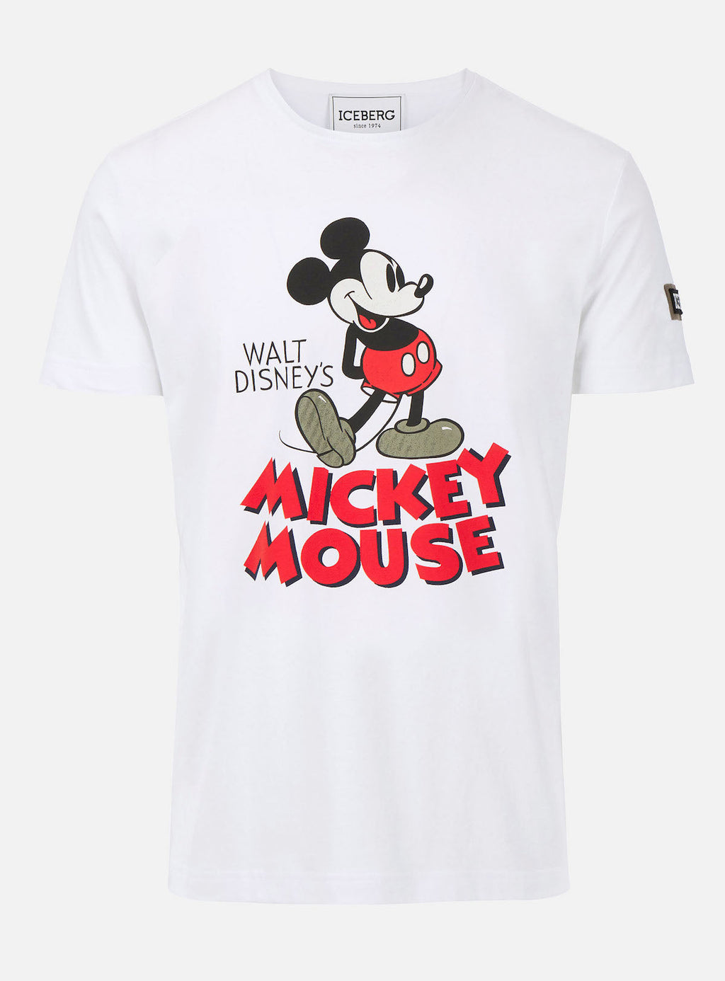 Iceberg T-Shirt - Vintage Mickey Mouse - White